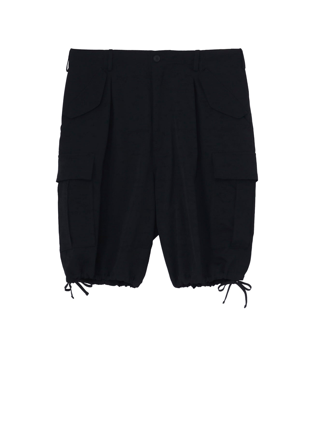 WOOL GABARDINE SIDE POCKET SHORT PANTS