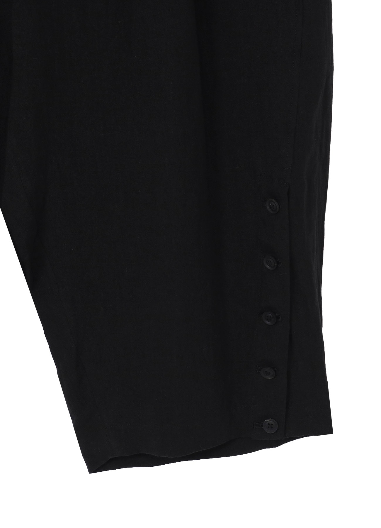 LINEN CLOTH ADJUSTABLE HEM PANTS