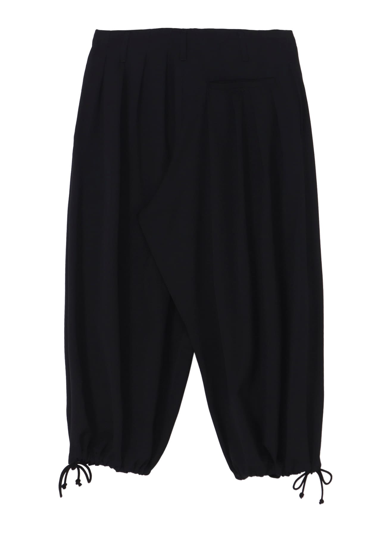 WOOL GABARDINE STANDARD BALOON PANTS