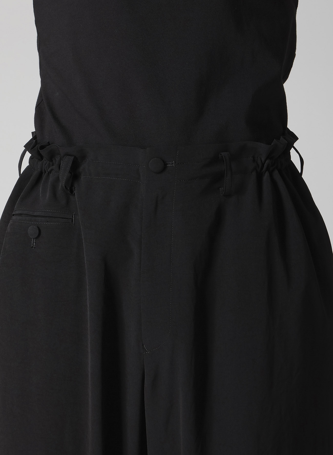 TA TUXEDO COIN POCKET HEM OPEN PANTS