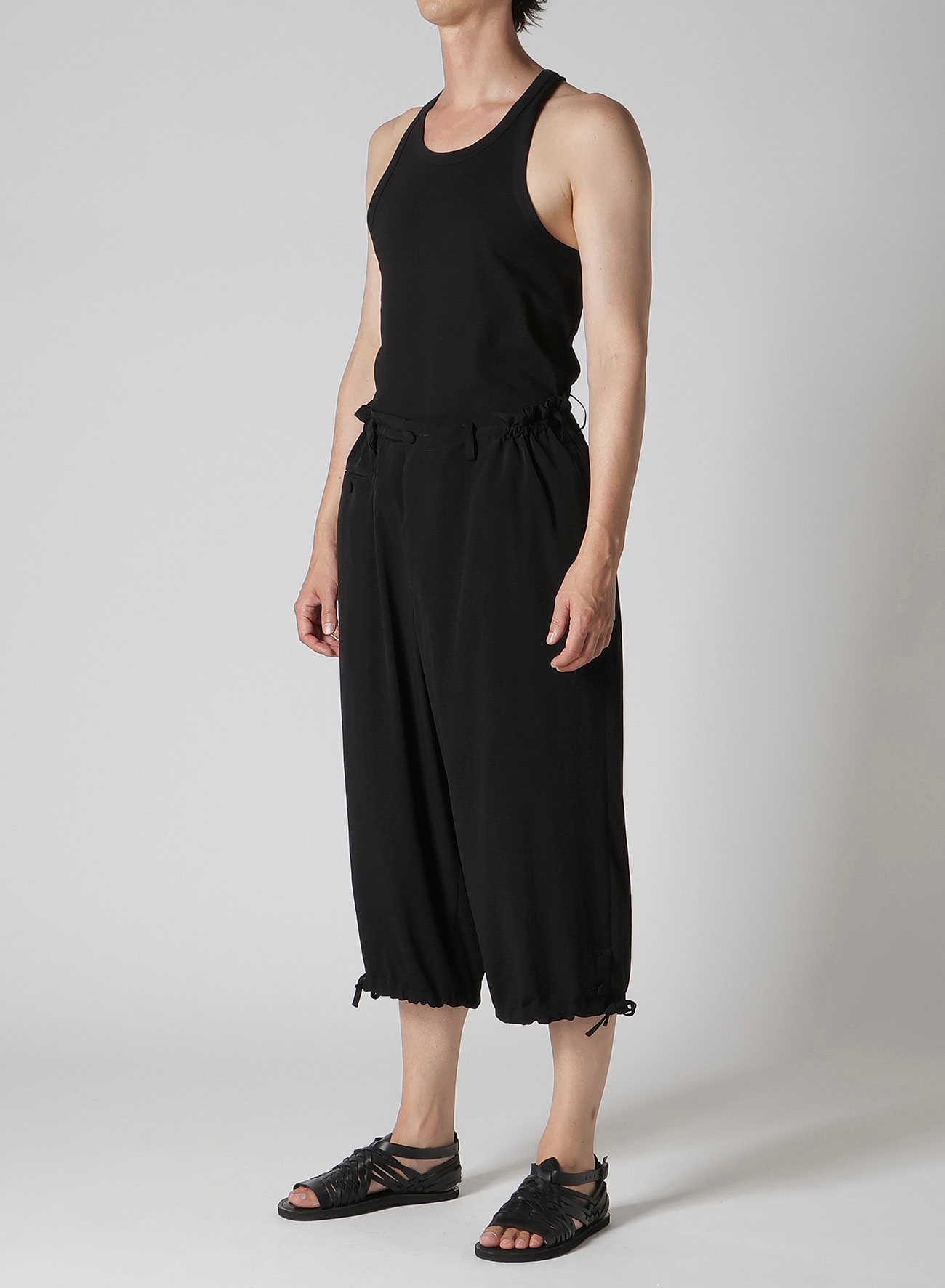 TA TUXEDO COIN POCKET HEM OPEN PANTS