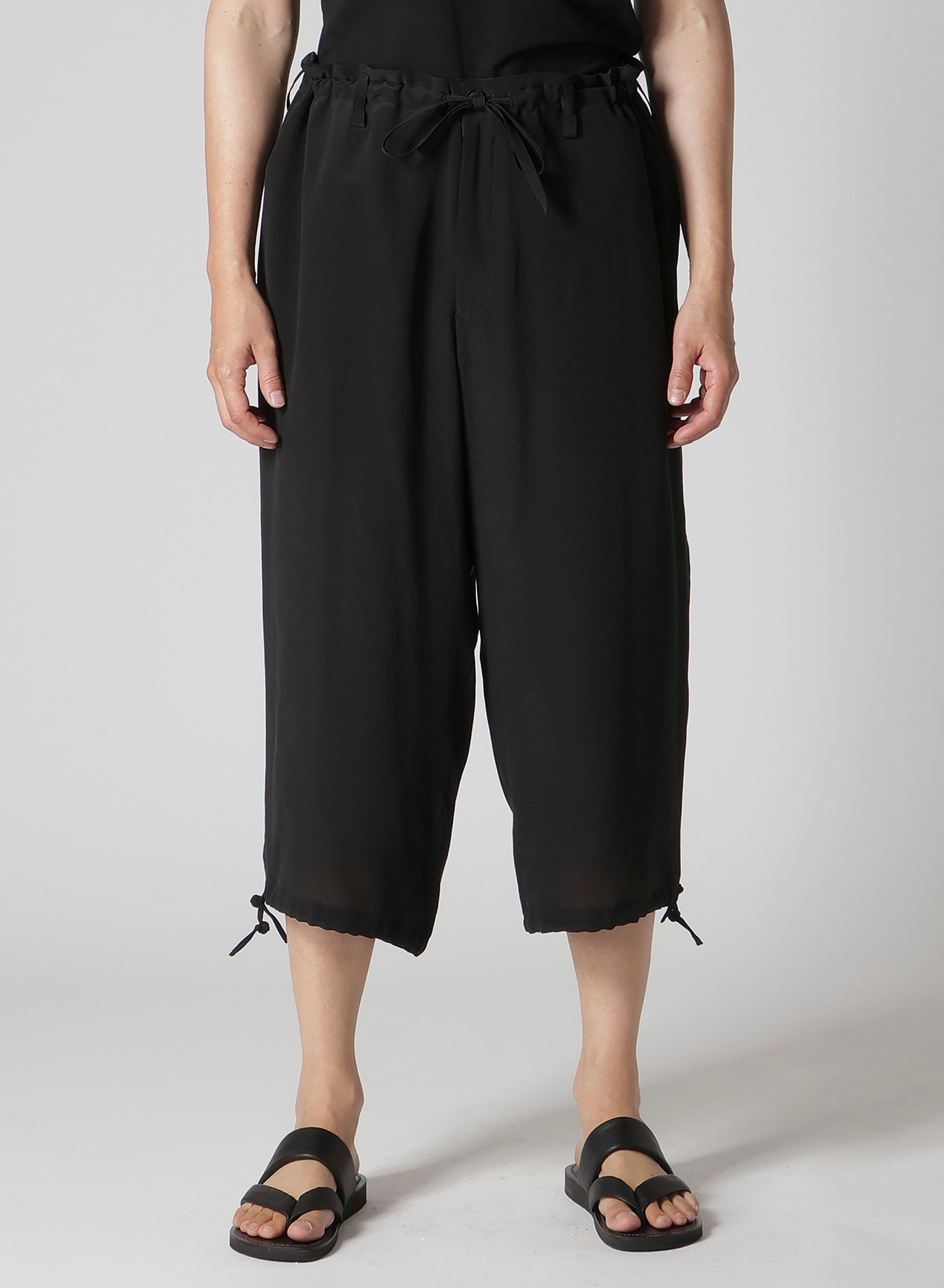 CREPE DE CHINE CHINA STRING PANTS
