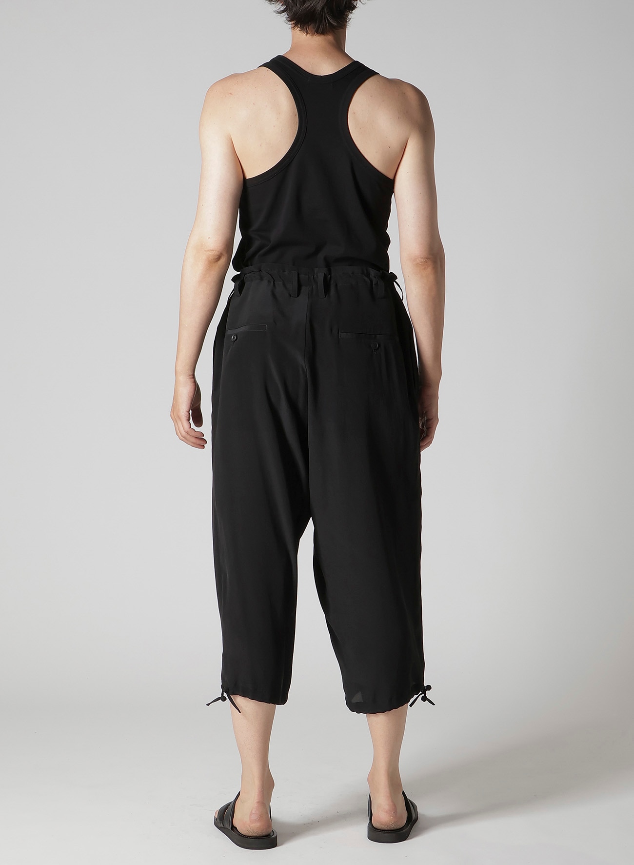 CREPE DE CHINE CHINA STRING PANTS