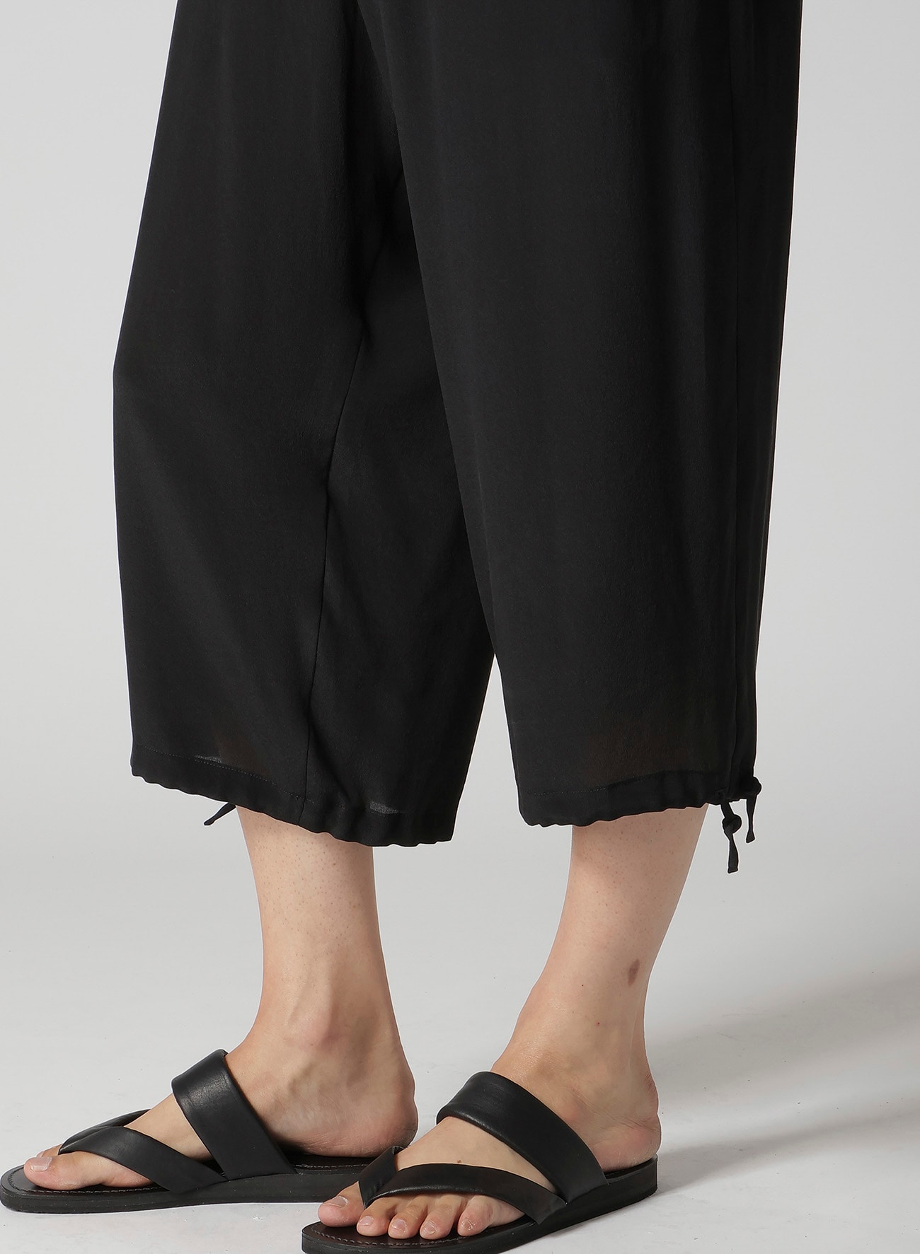 CREPE DE CHINE CHINA STRING PANTS
