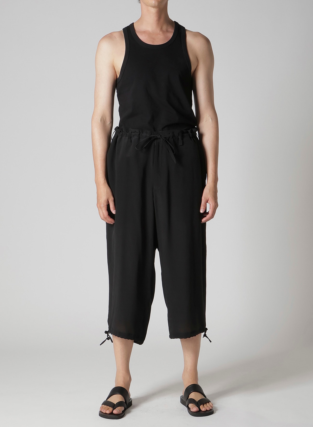 CREPE DE CHINE CHINA STRING PANTS