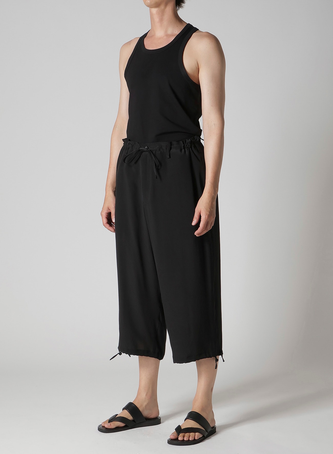 CREPE DE CHINE CHINA STRING PANTS