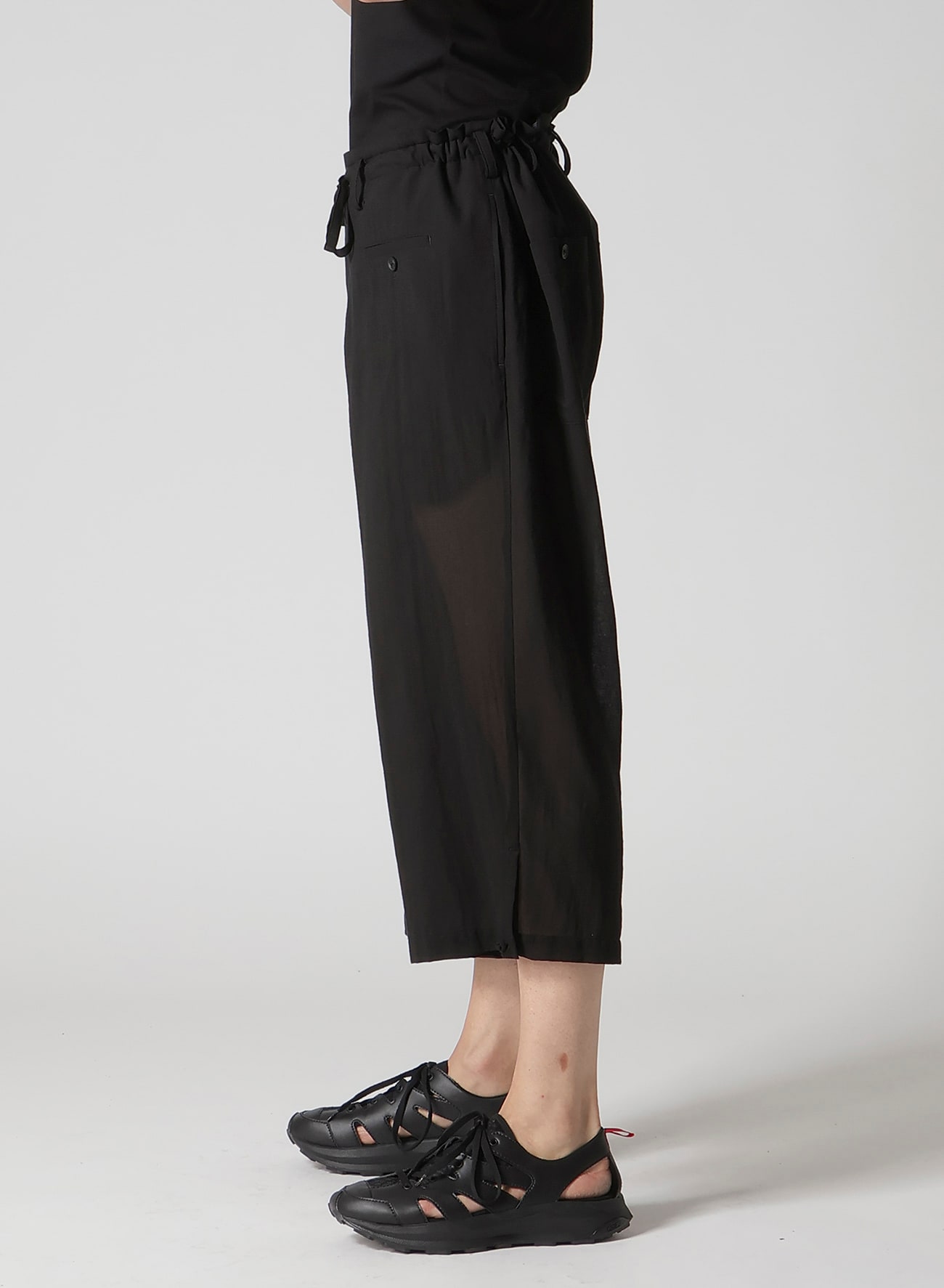 COTTON CIFFON CHINA BUTTON PANTS