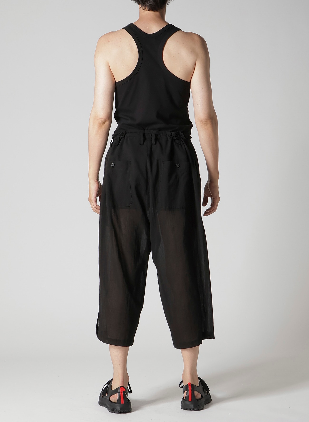 COTTON CIFFON CHINA BUTTON PANTS