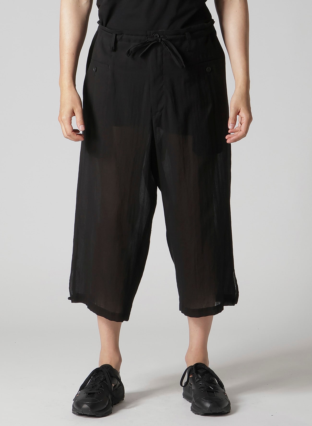 COTTON CIFFON CHINA BUTTON PANTS