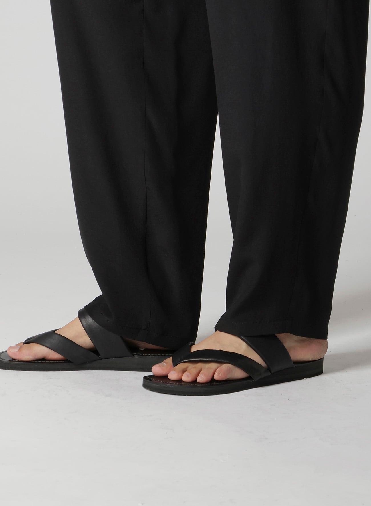 CREPE DE CHINE DESIGNED BOX POCKET PANTS