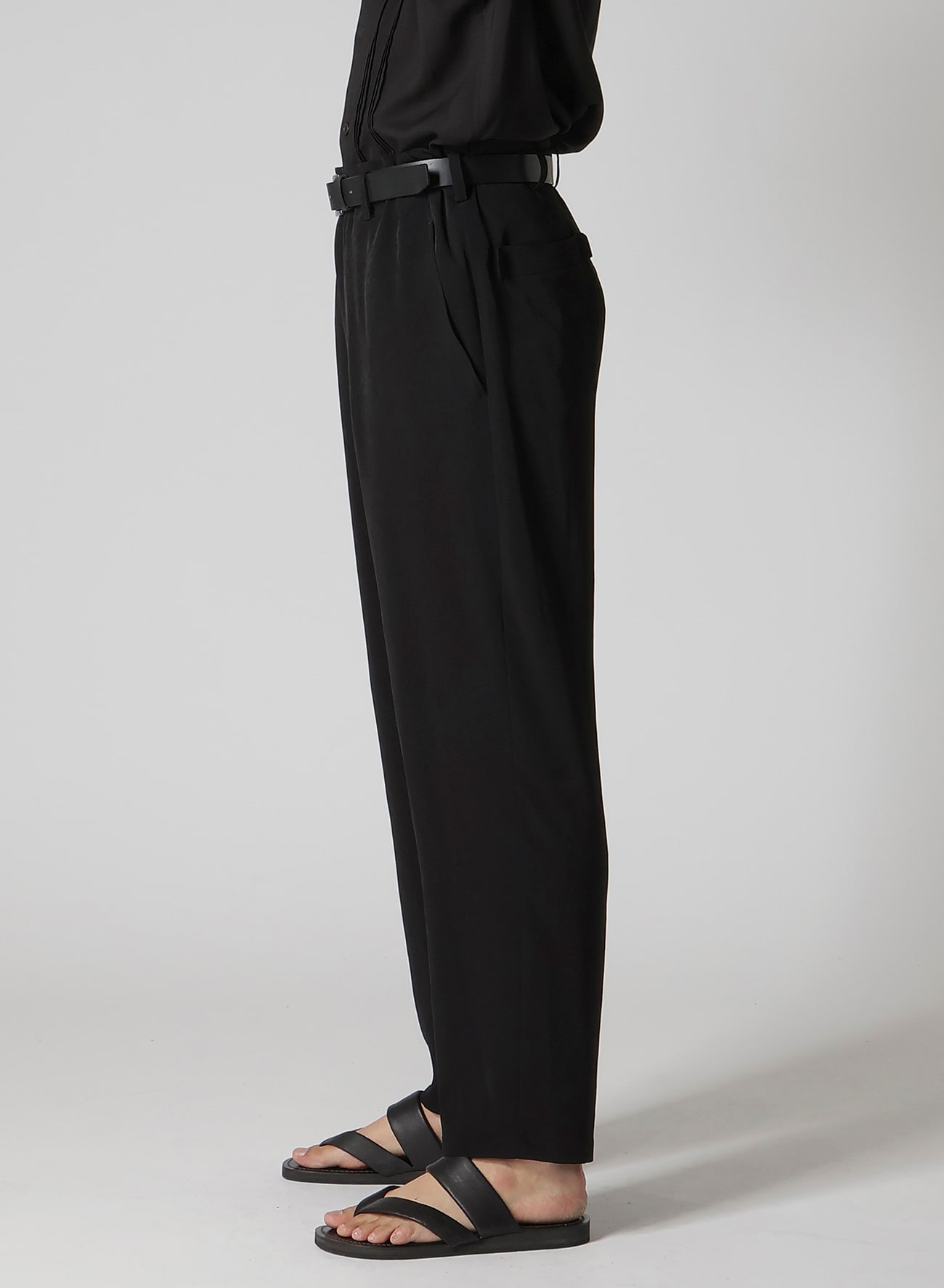 TA TUXEDO DESIGNED BOX POCKET PANTS