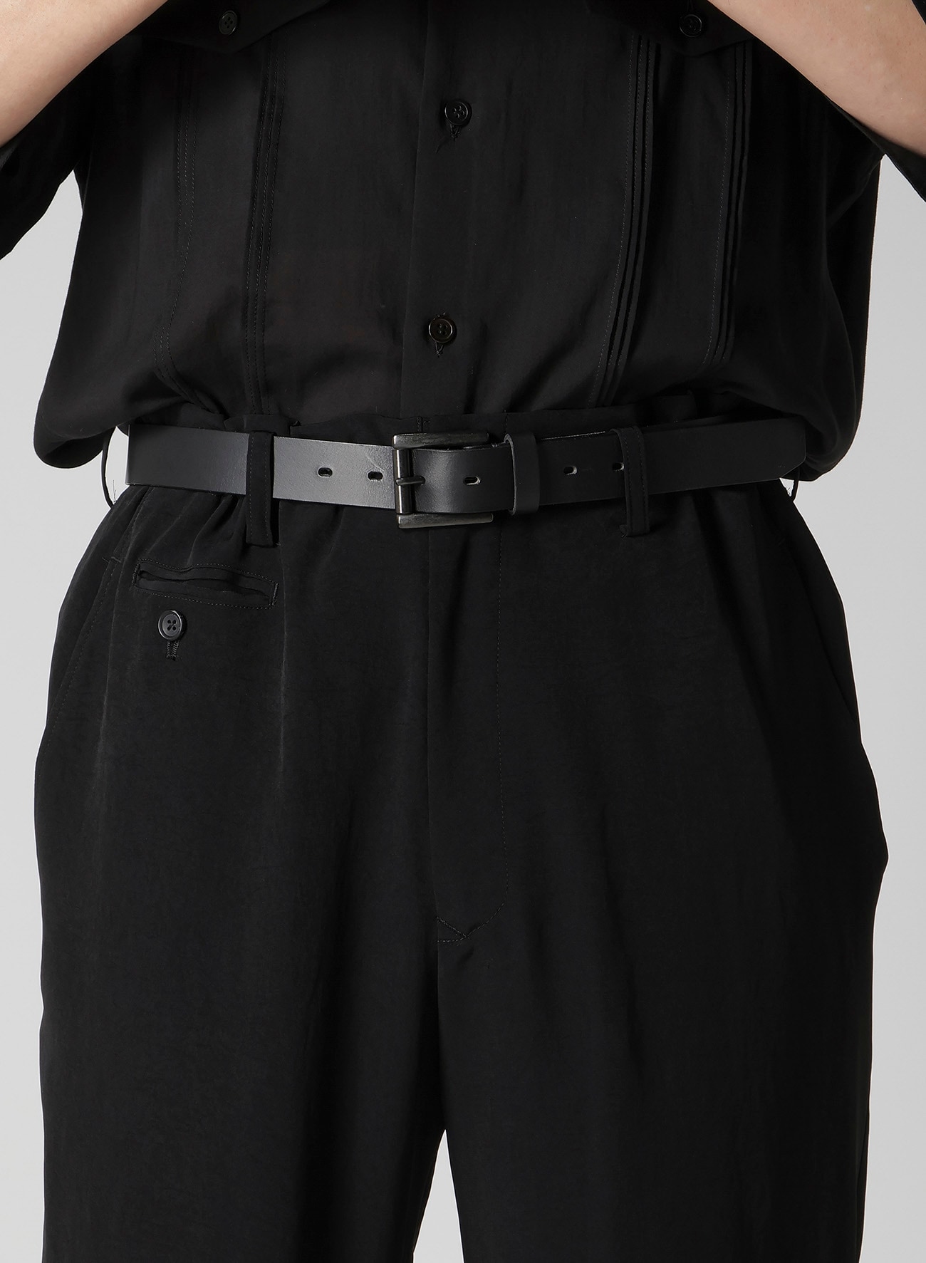 TA TUXEDO DESIGNED BOX POCKET PANTS