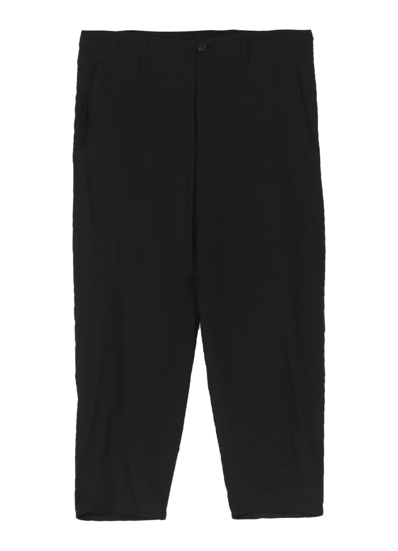 SILK HABUTAE TRIANGLE TAB SLIM PANTS