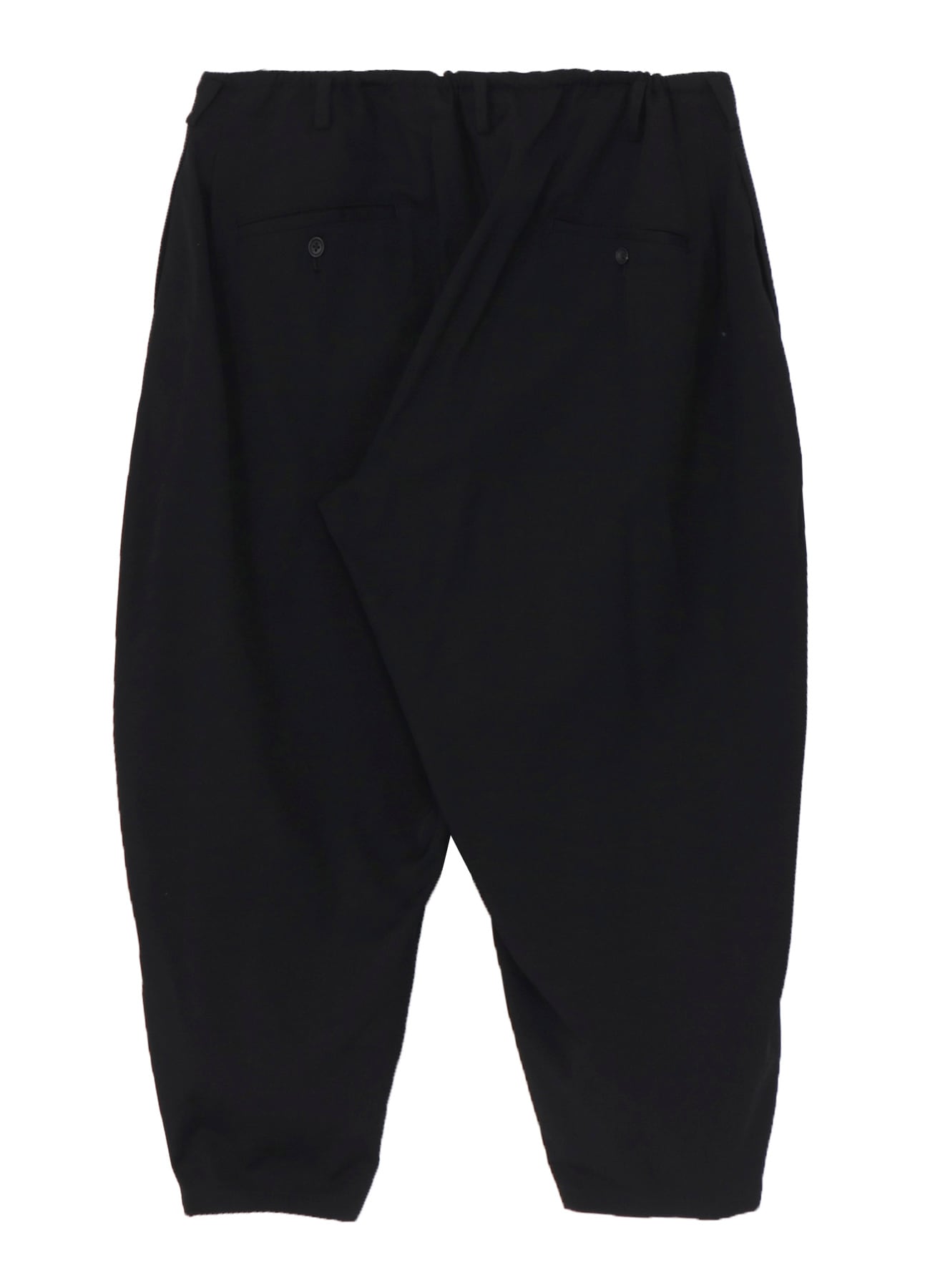 WOOL GABARDINE OUTER DRAPE PANTS