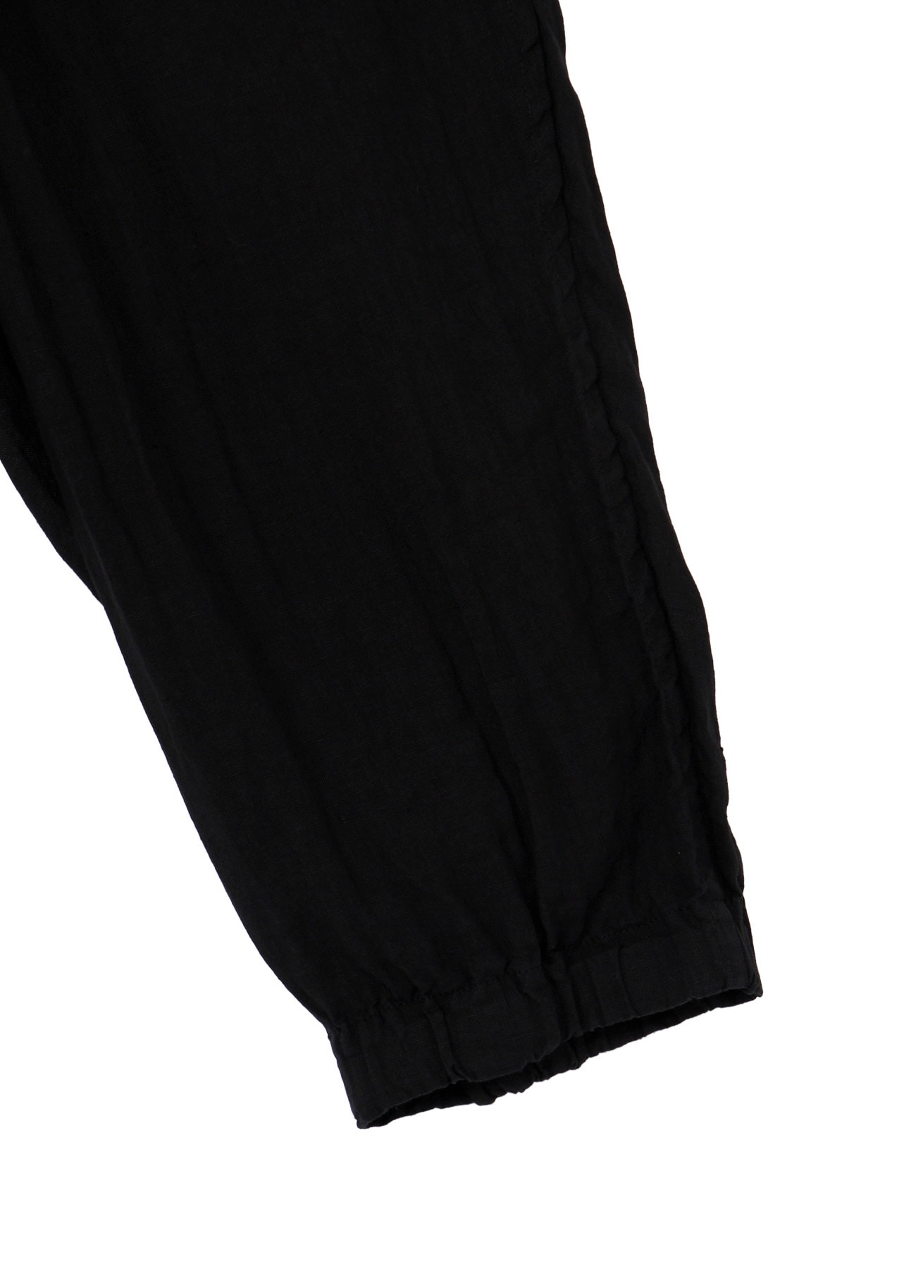 GARMENT-DYED LINEN SIDE TUCK POCKET PANTS