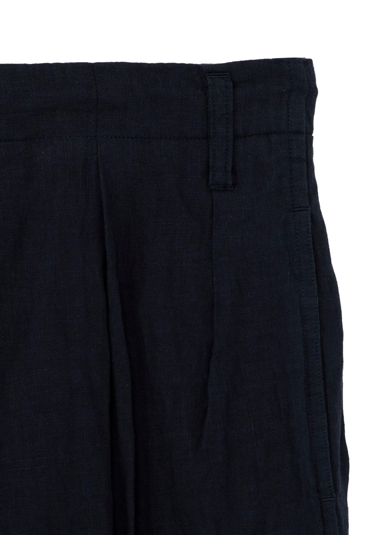GARMENT-DYED LINEN BALLOON PANTS