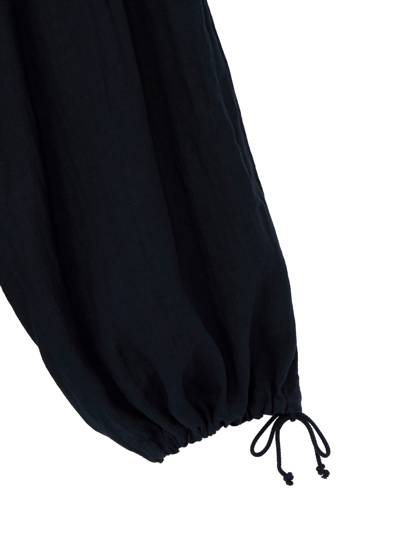 GARMENT-DYED LINEN BALLOON PANTS