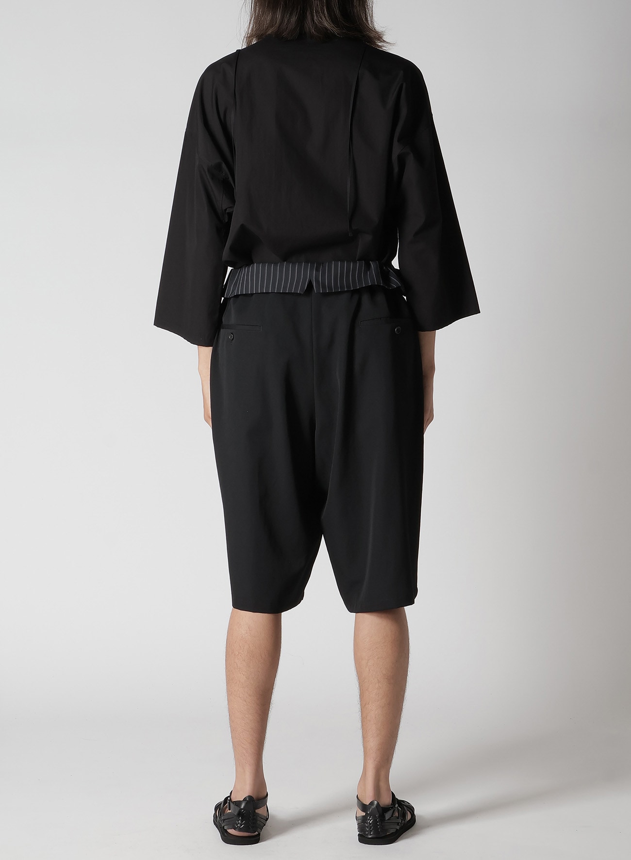 WOOL GABARDINE THAI PANTS