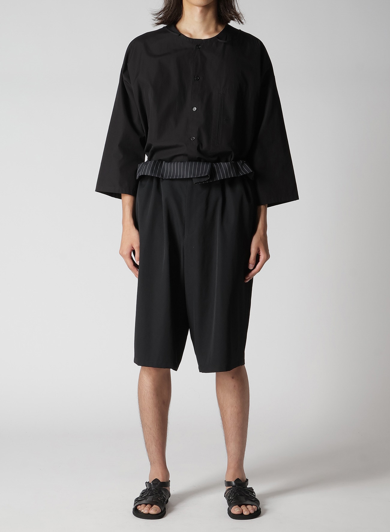 WOOL GABARDINE THAI PANTS