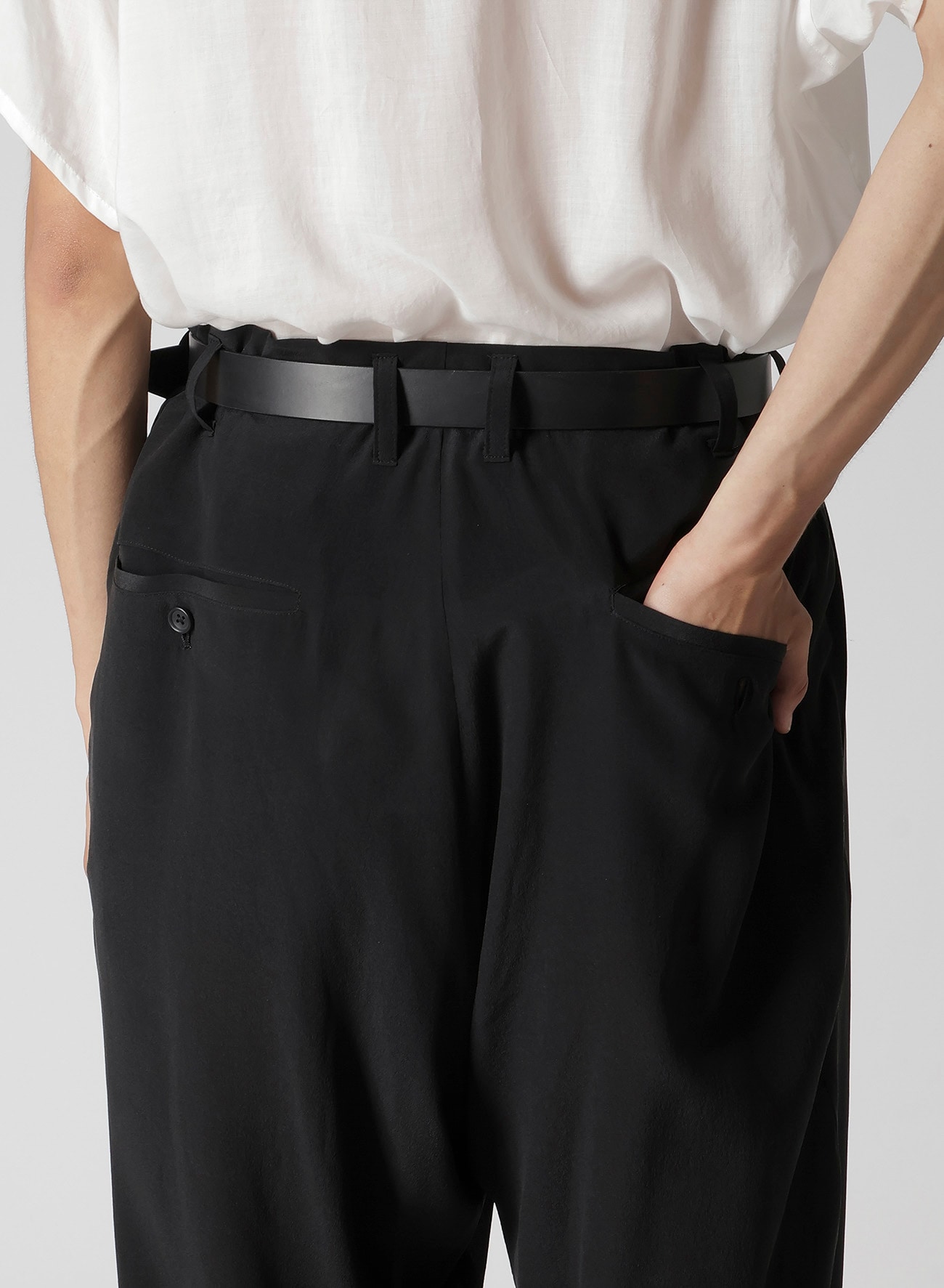 CREPE DE CHINE 1 TUCK PANTS