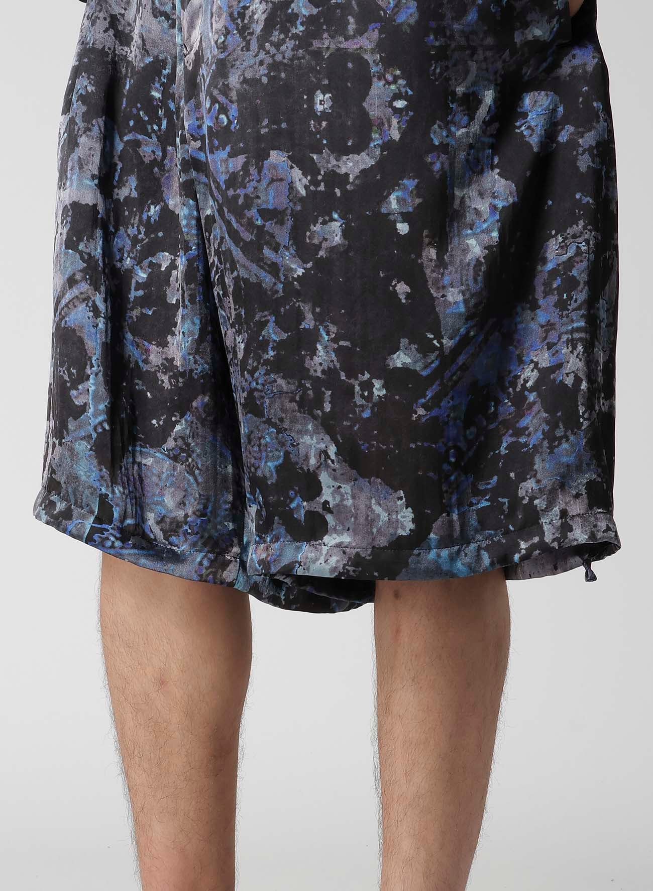 SEA MOTIF/LINING PRINTED SHORT PANTS