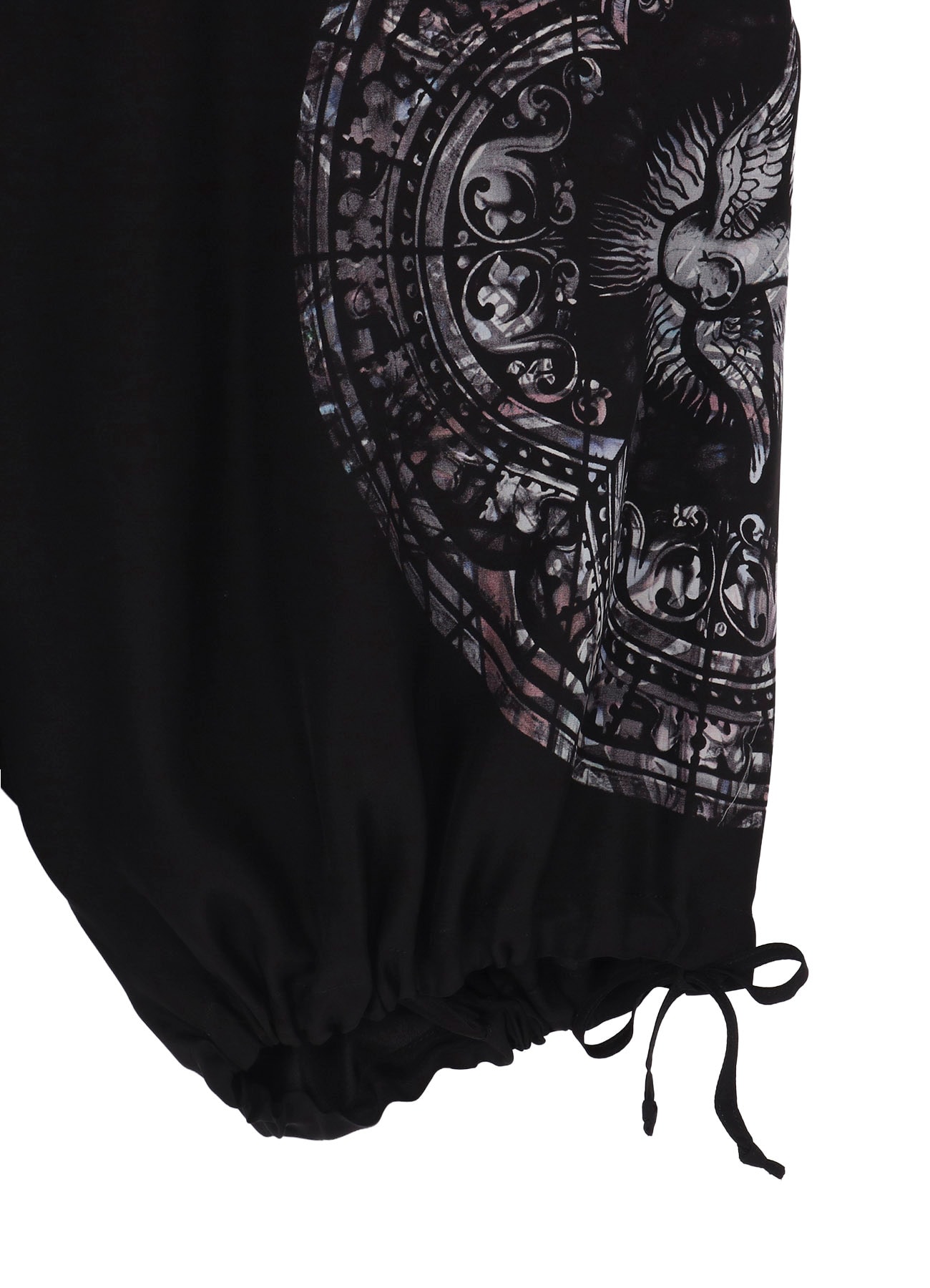 ASYMMETRIC PRINTED SHORTS