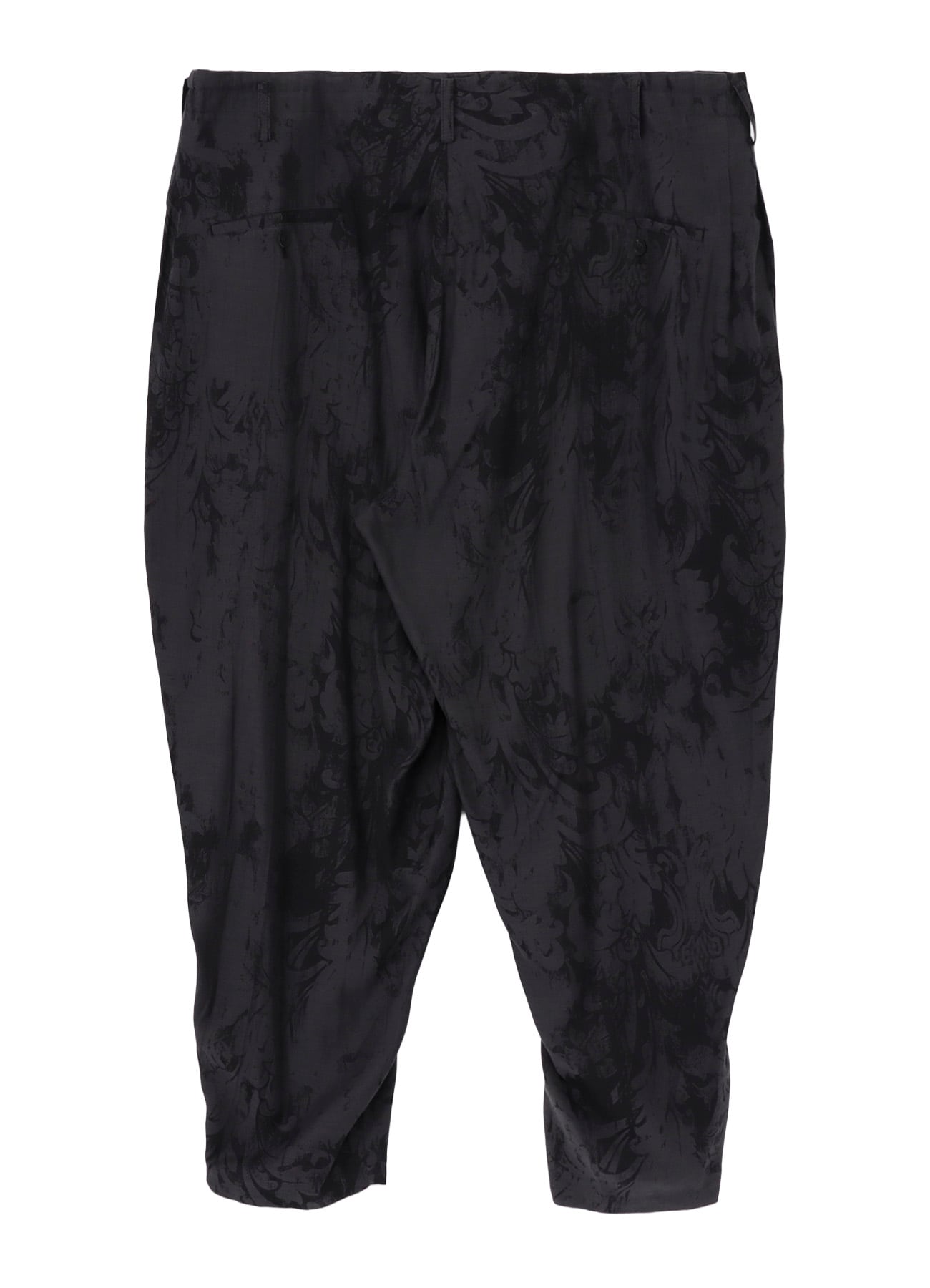 JACQUARD PATTERN DRAPE PANTS