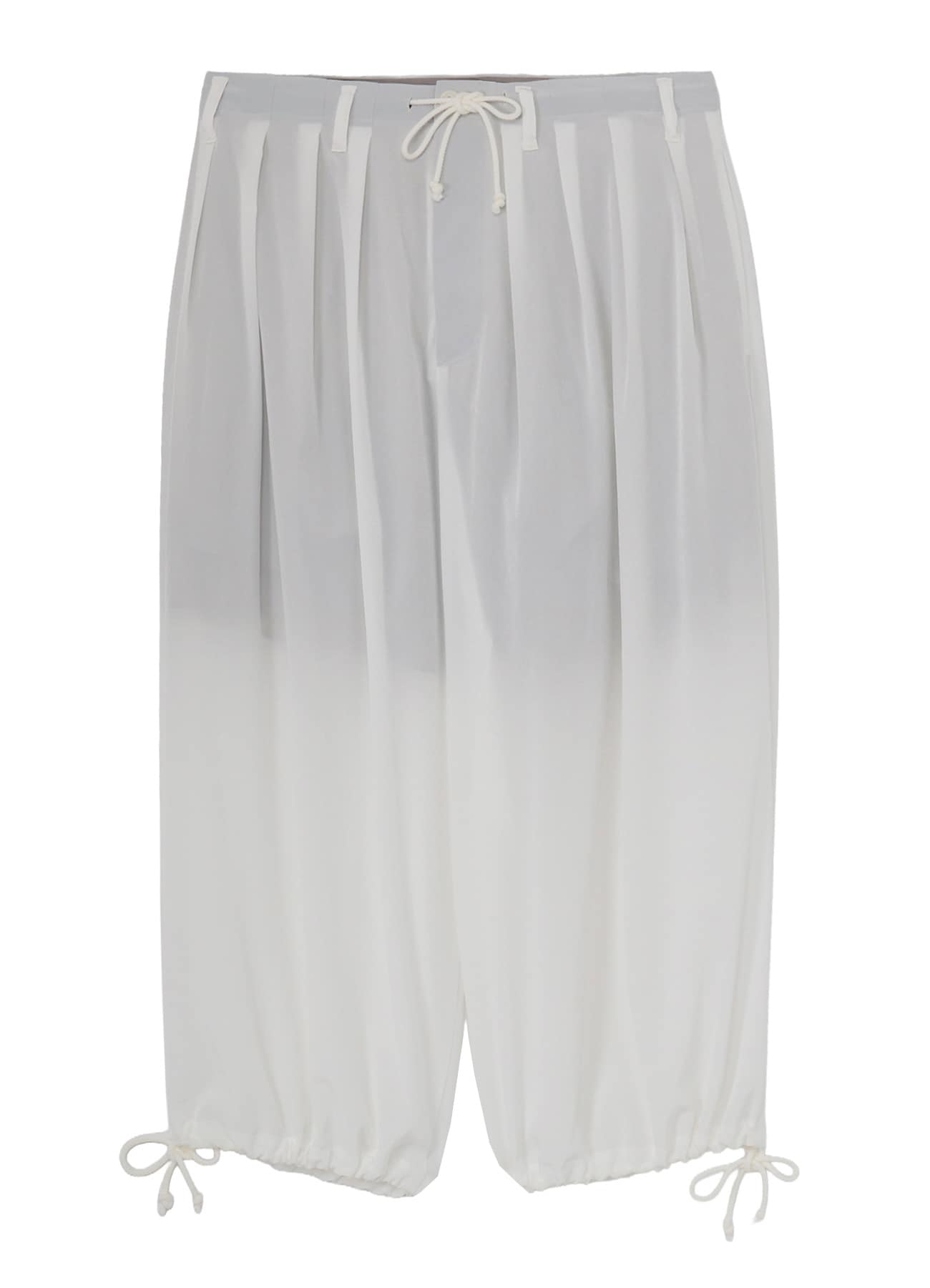 WHITE TA TUXEDO BALLOON PANTS