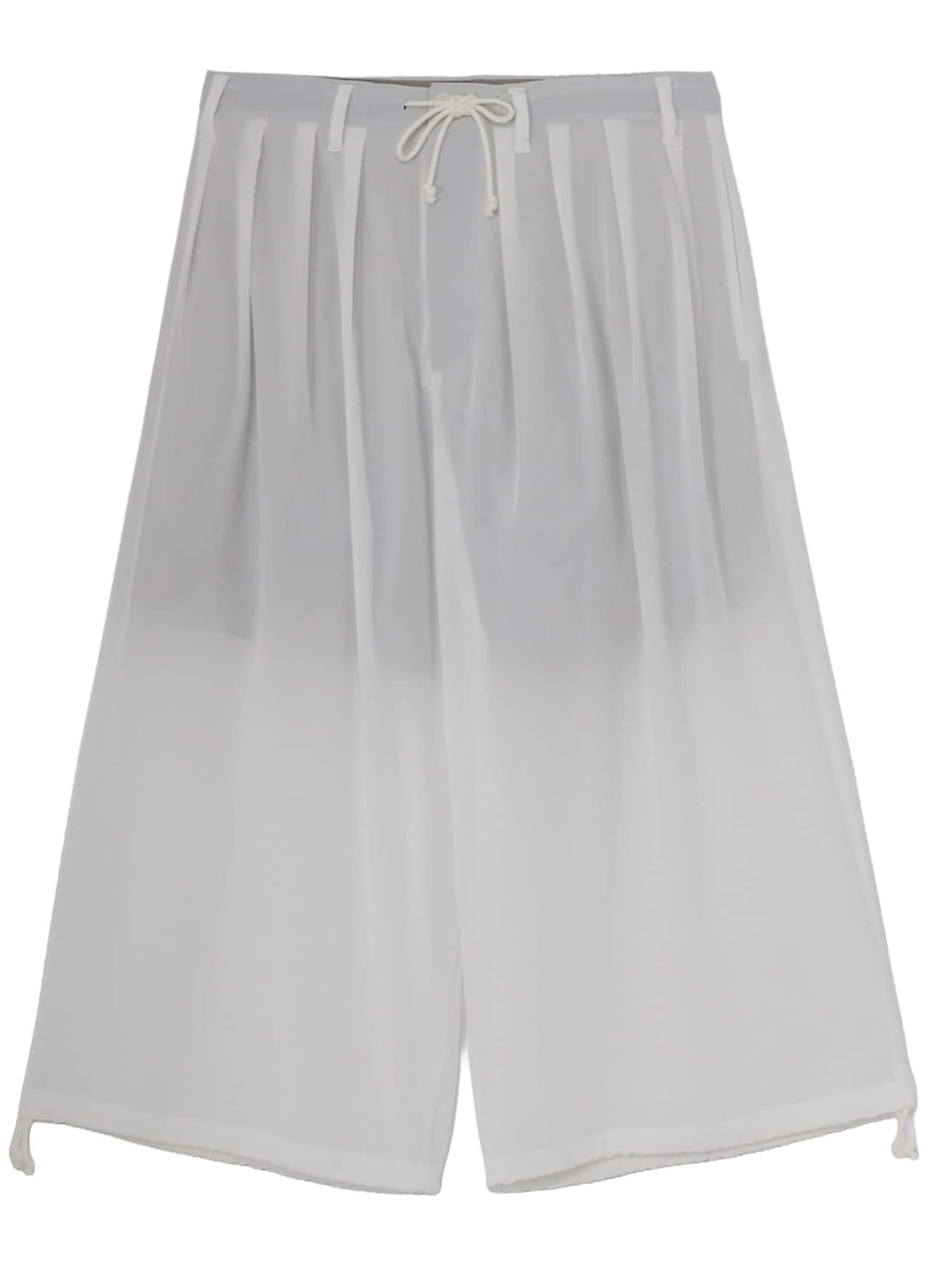 WHITE TA TUXEDO BALLOON PANTS