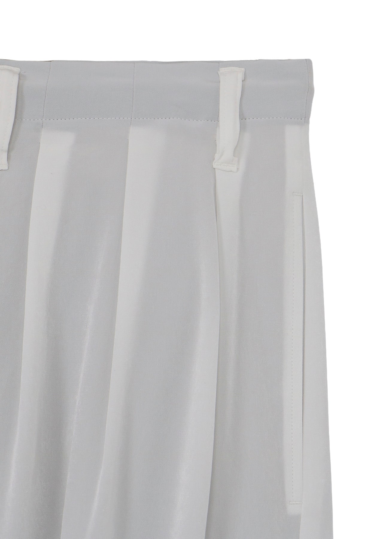 WHITE TA TUXEDO BALLOON PANTS