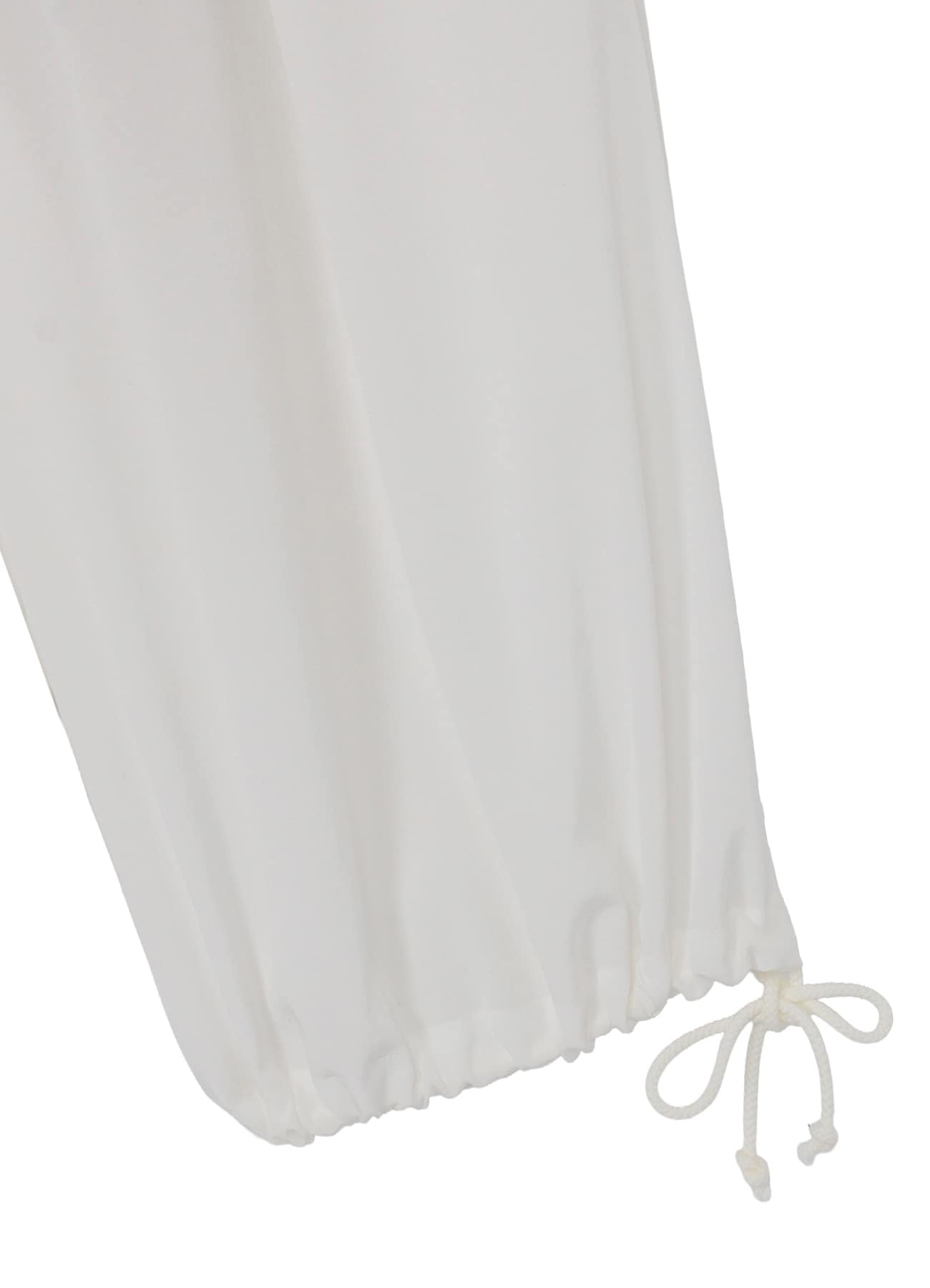 WHITE TA TUXEDO BALLOON PANTS