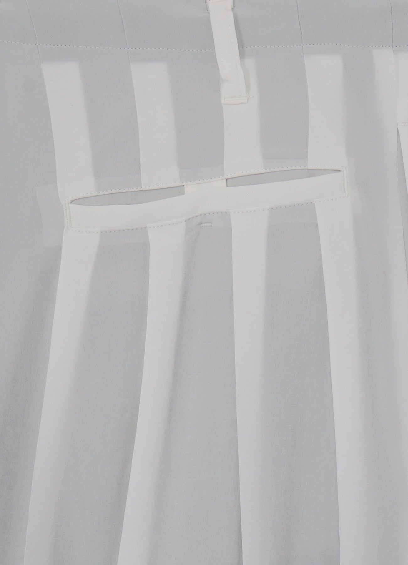 WHITE TA TUXEDO BALLOON PANTS