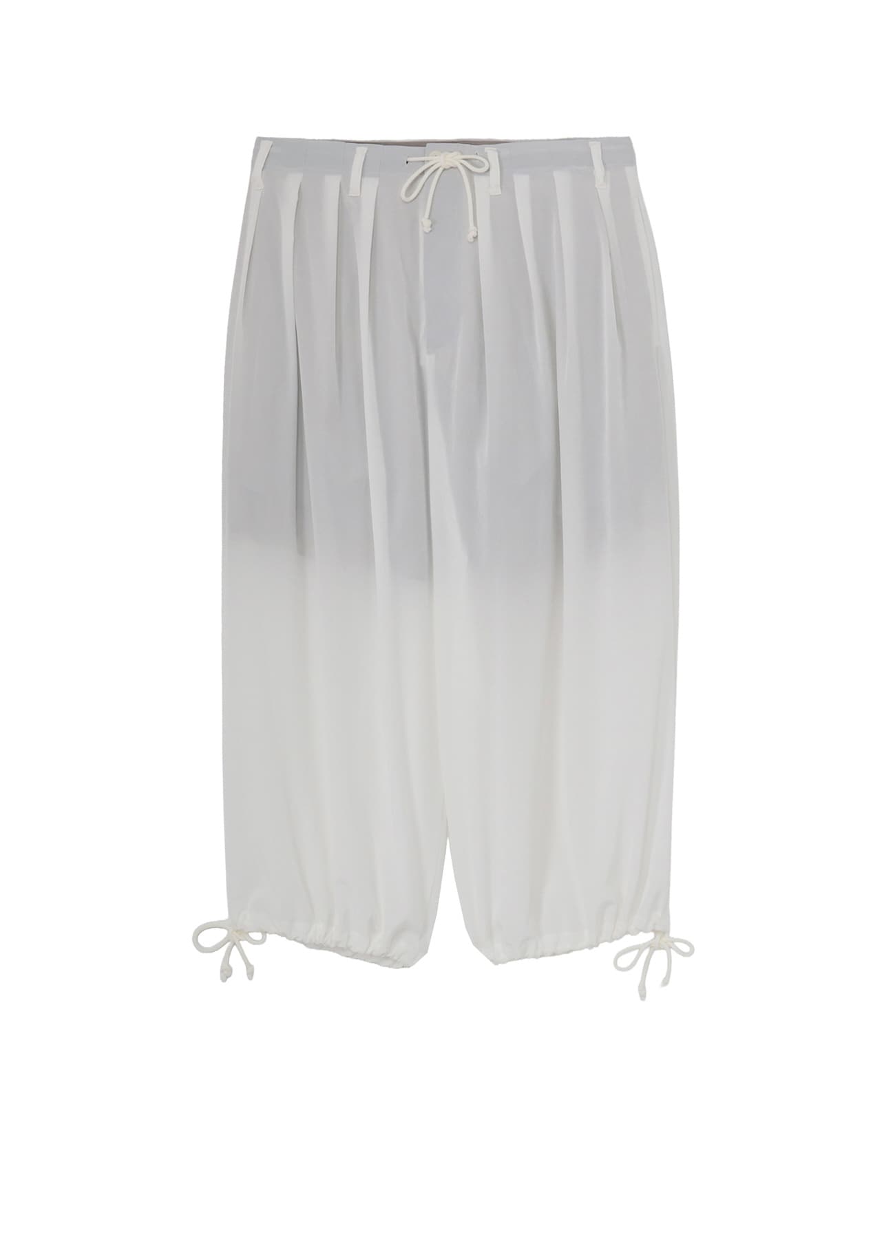 WHITE TA TUXEDO BALLOON PANTS