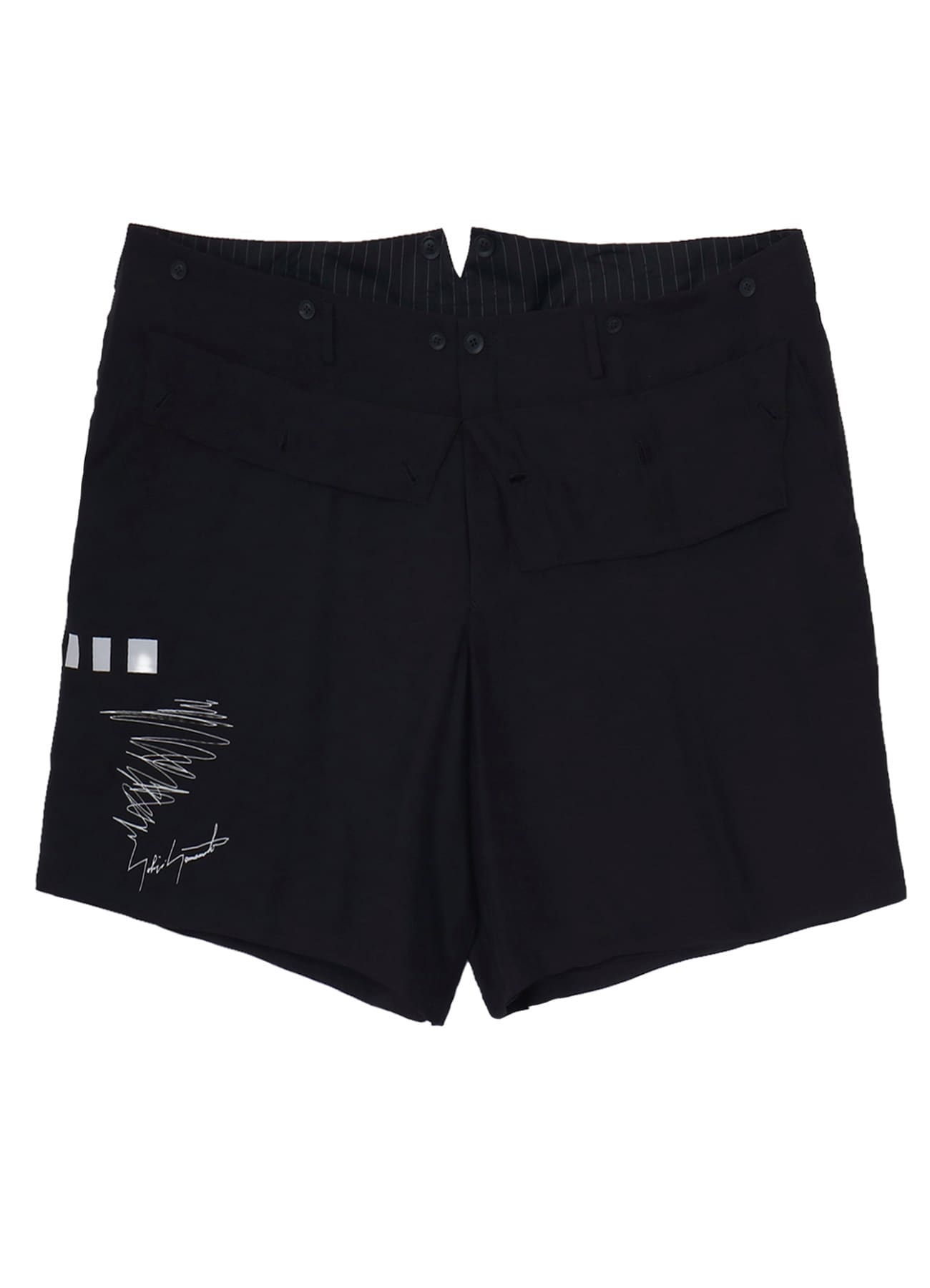 SIGNATURE PRINTED WIDE SHORT PANTS