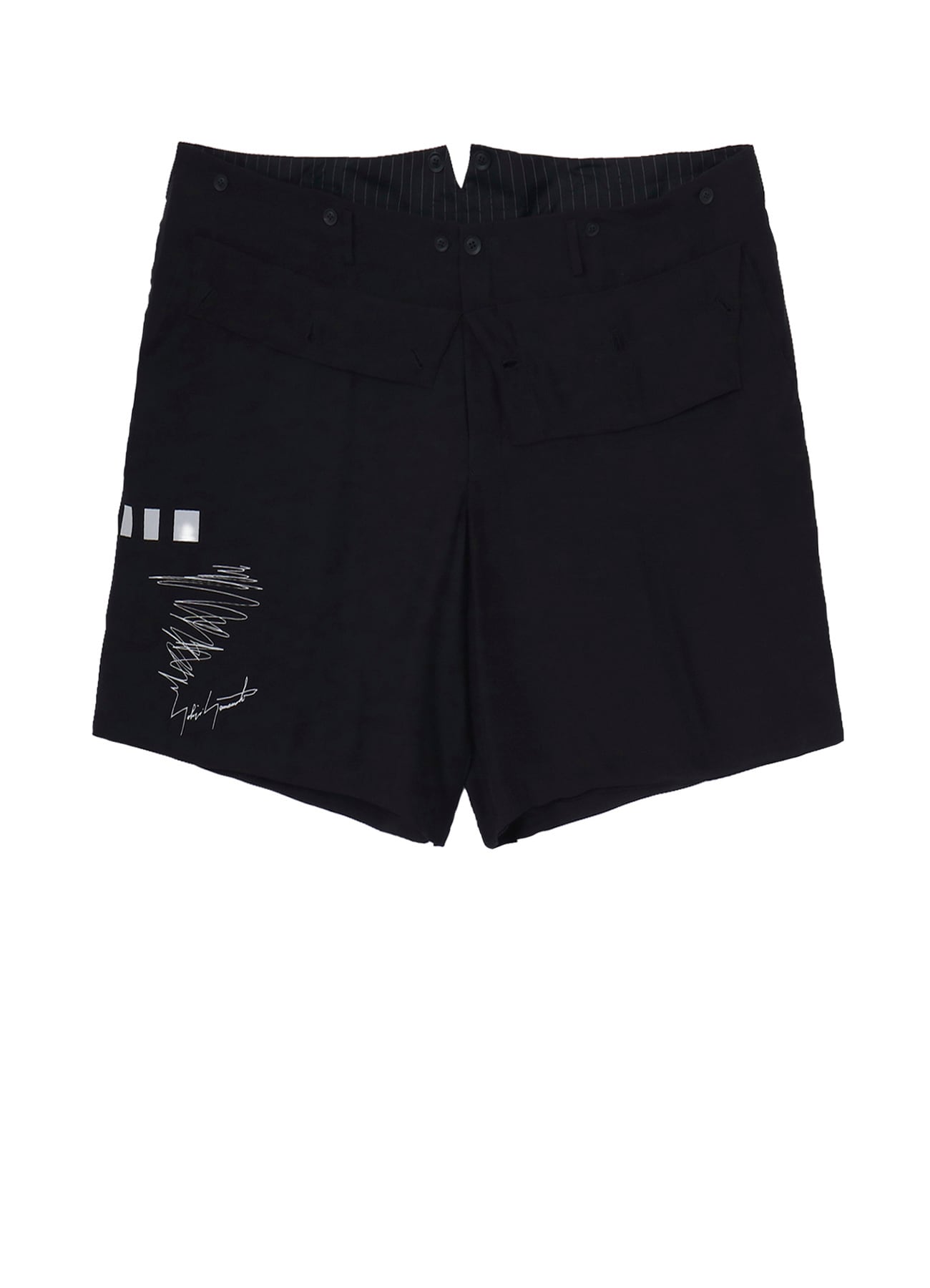 SIGNATURE PRINTED WIDE SHORT PANTS