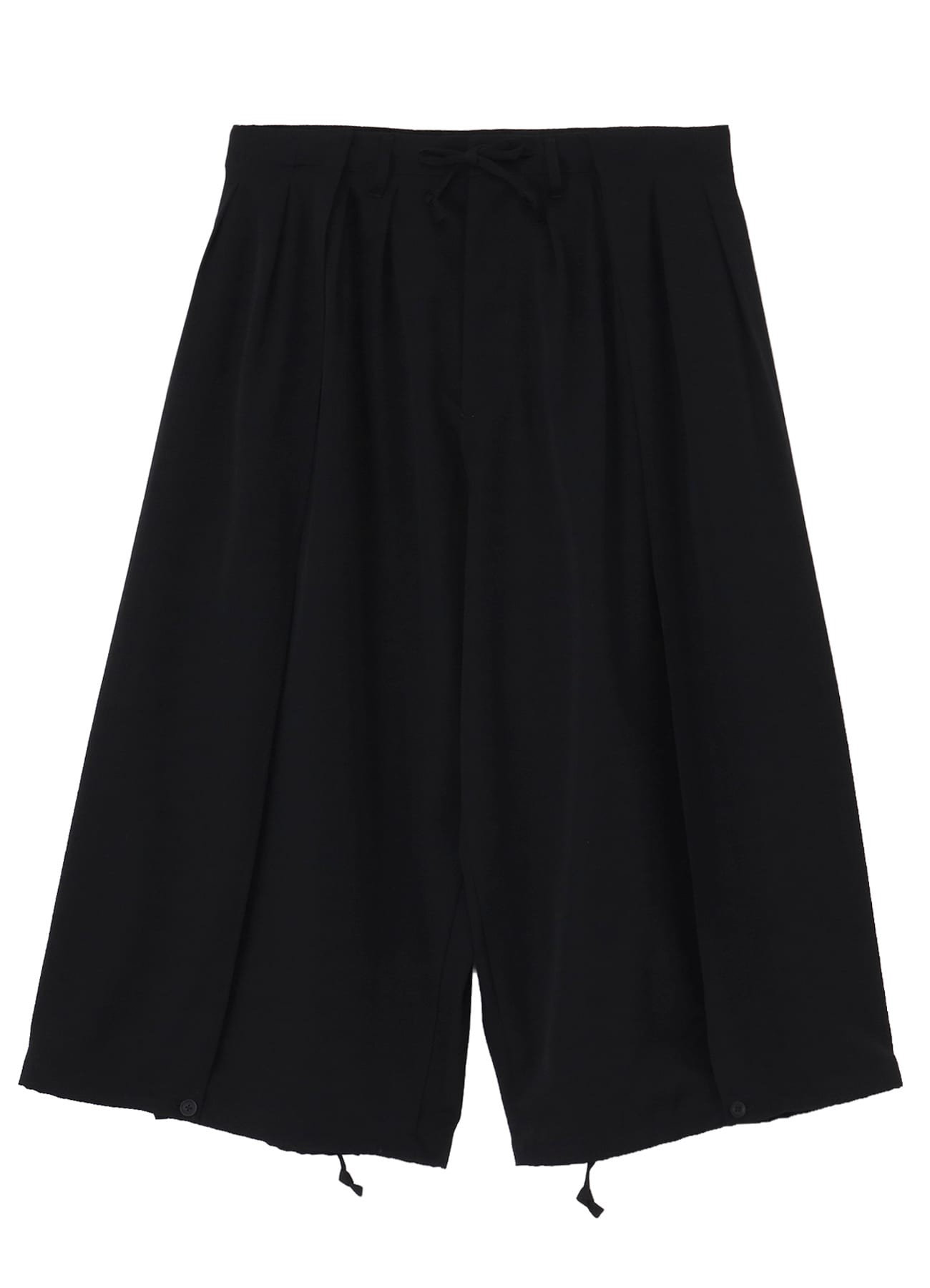 WOOL GABARDINE BOTH SIDES WRAP PANTS