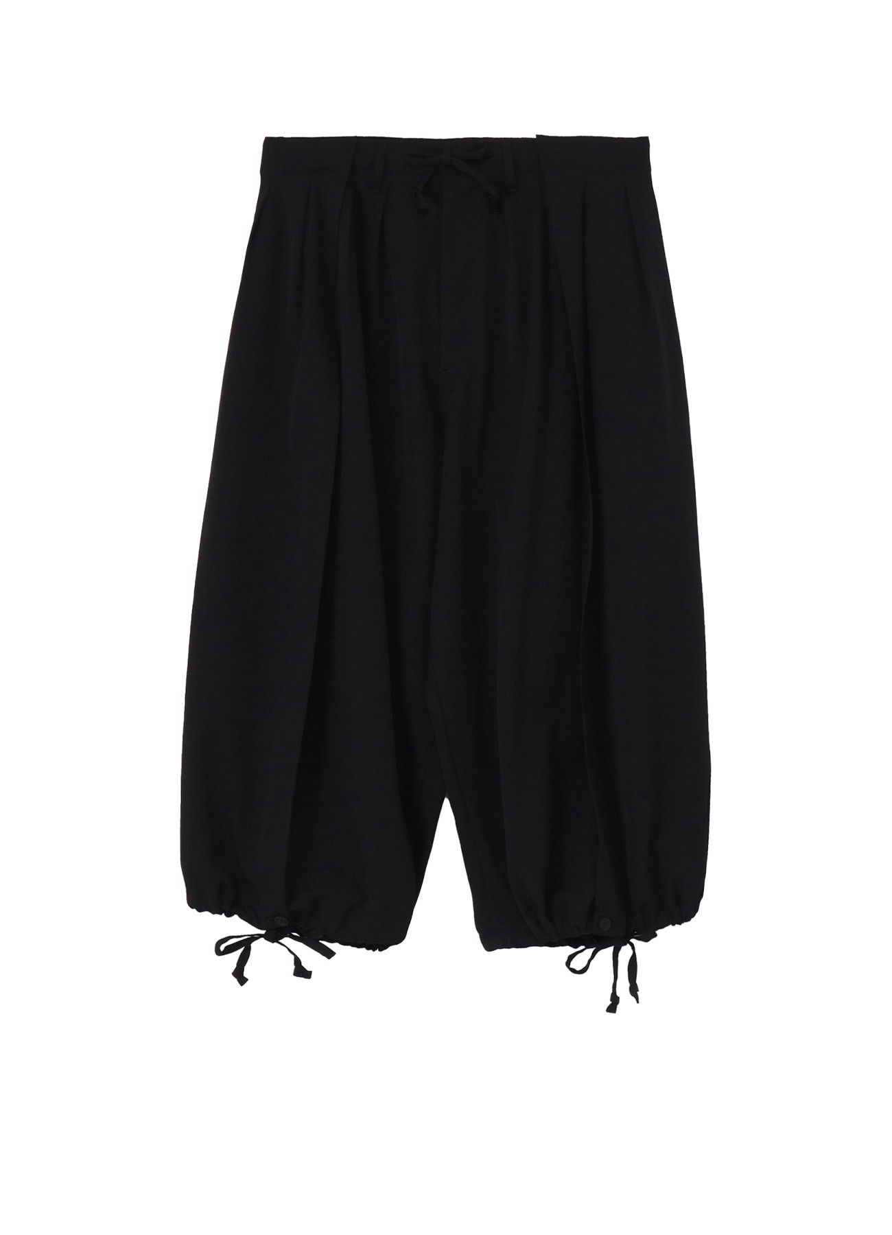 WOOL GABARDINE BOTH SIDES WRAP PANTS