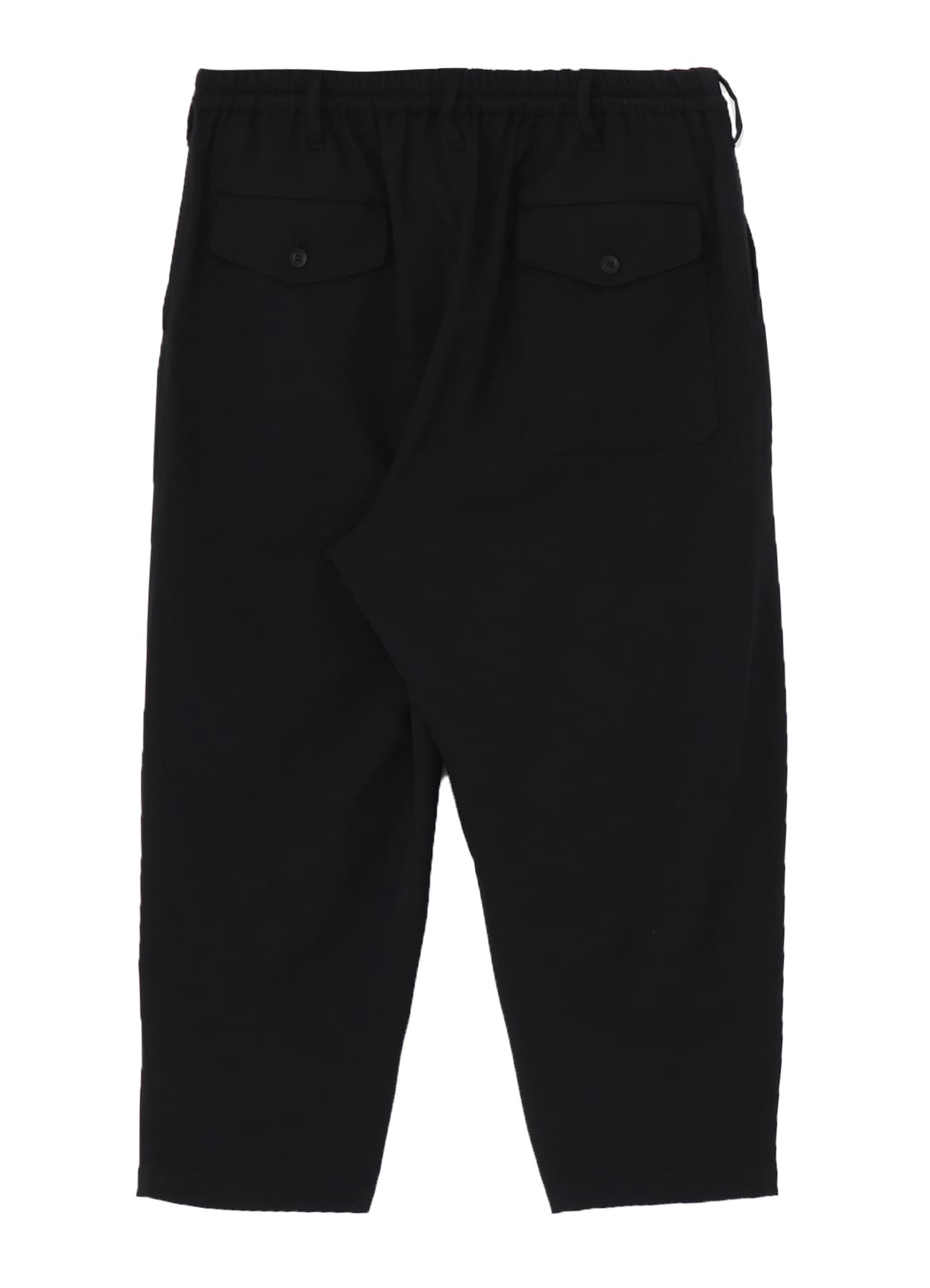 WOOL GABARDINE KNEE OPEN PANTS