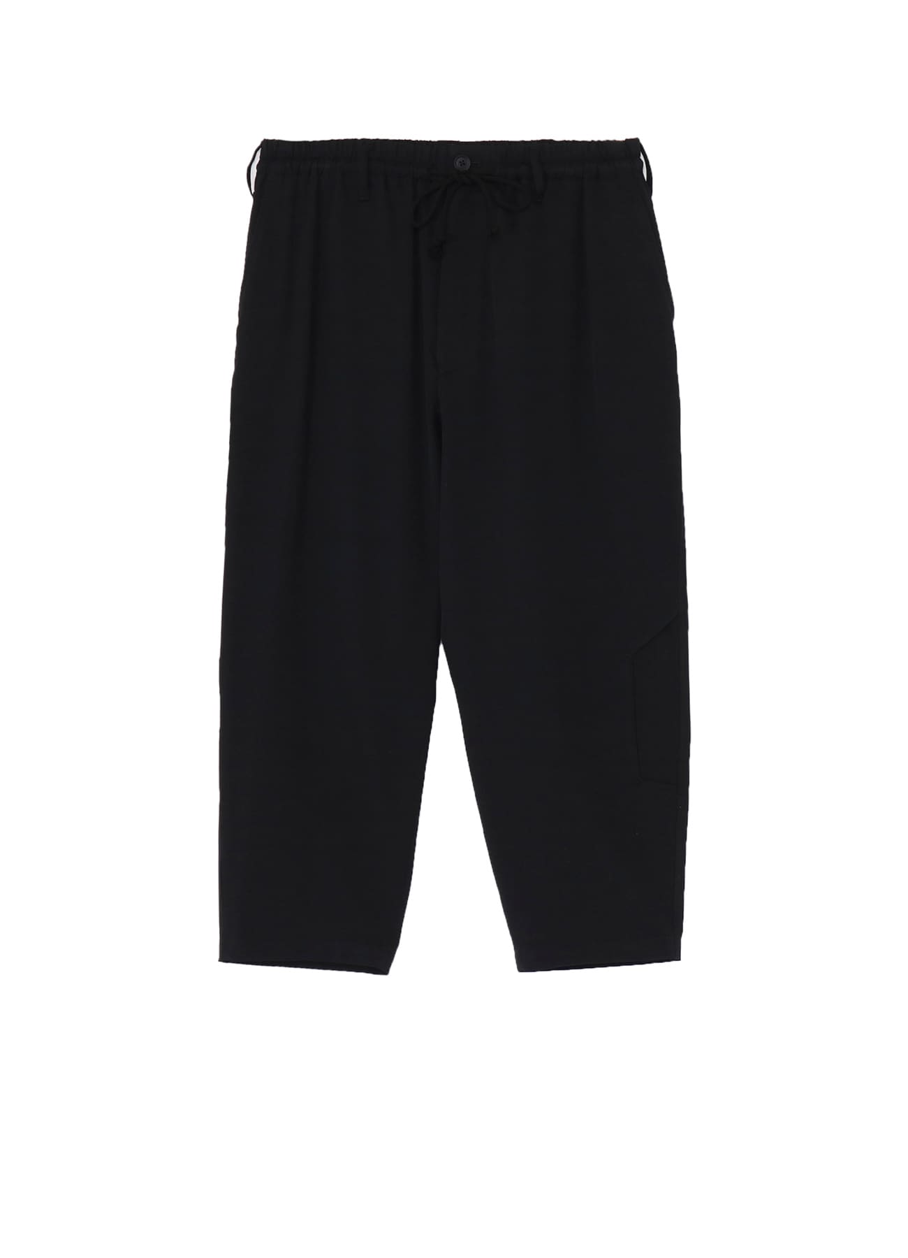 WOOL GABARDINE KNEE OPEN PANTS