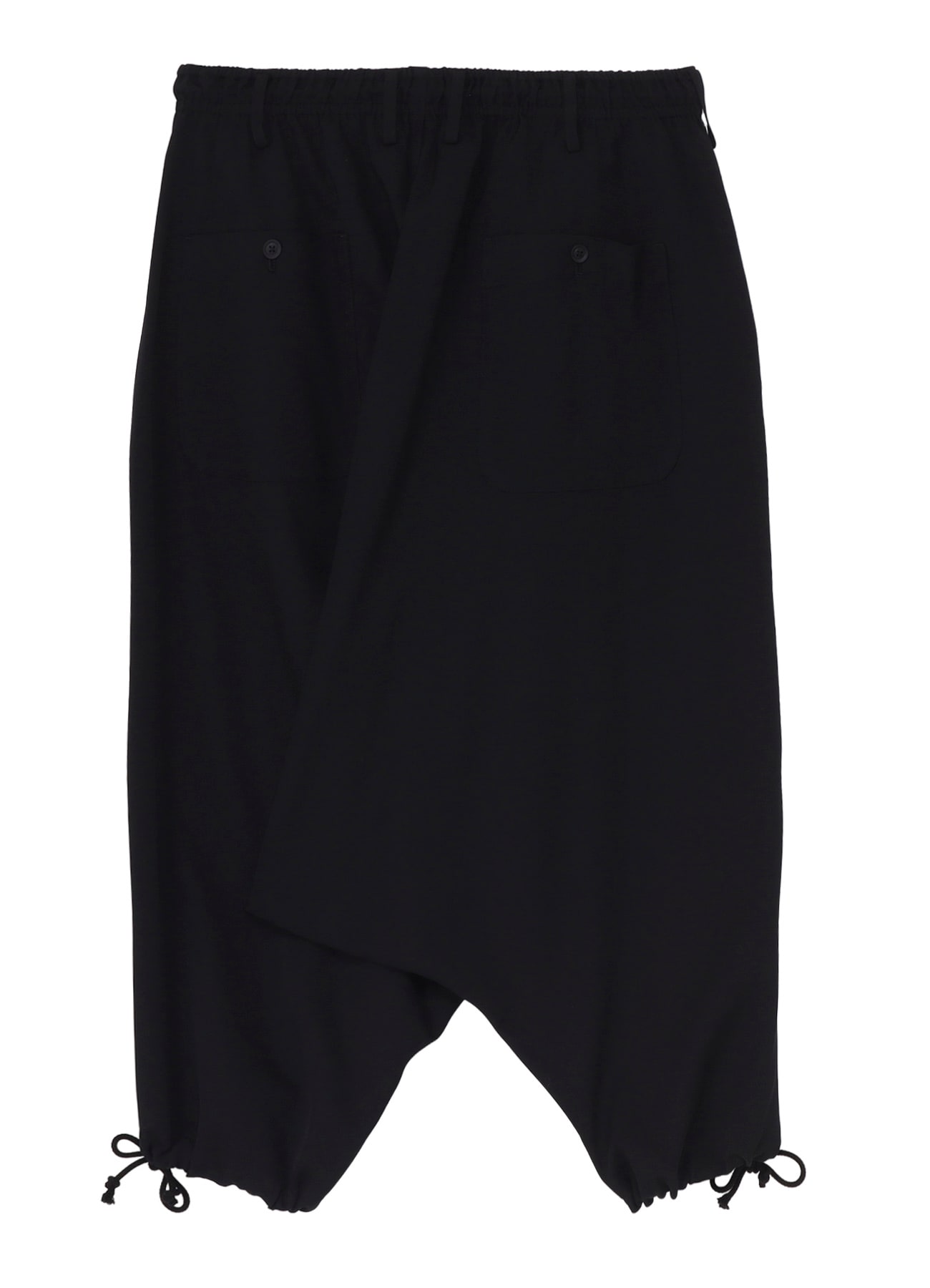 WOOL GABARDINE SAROUEL BALLOON PANTS