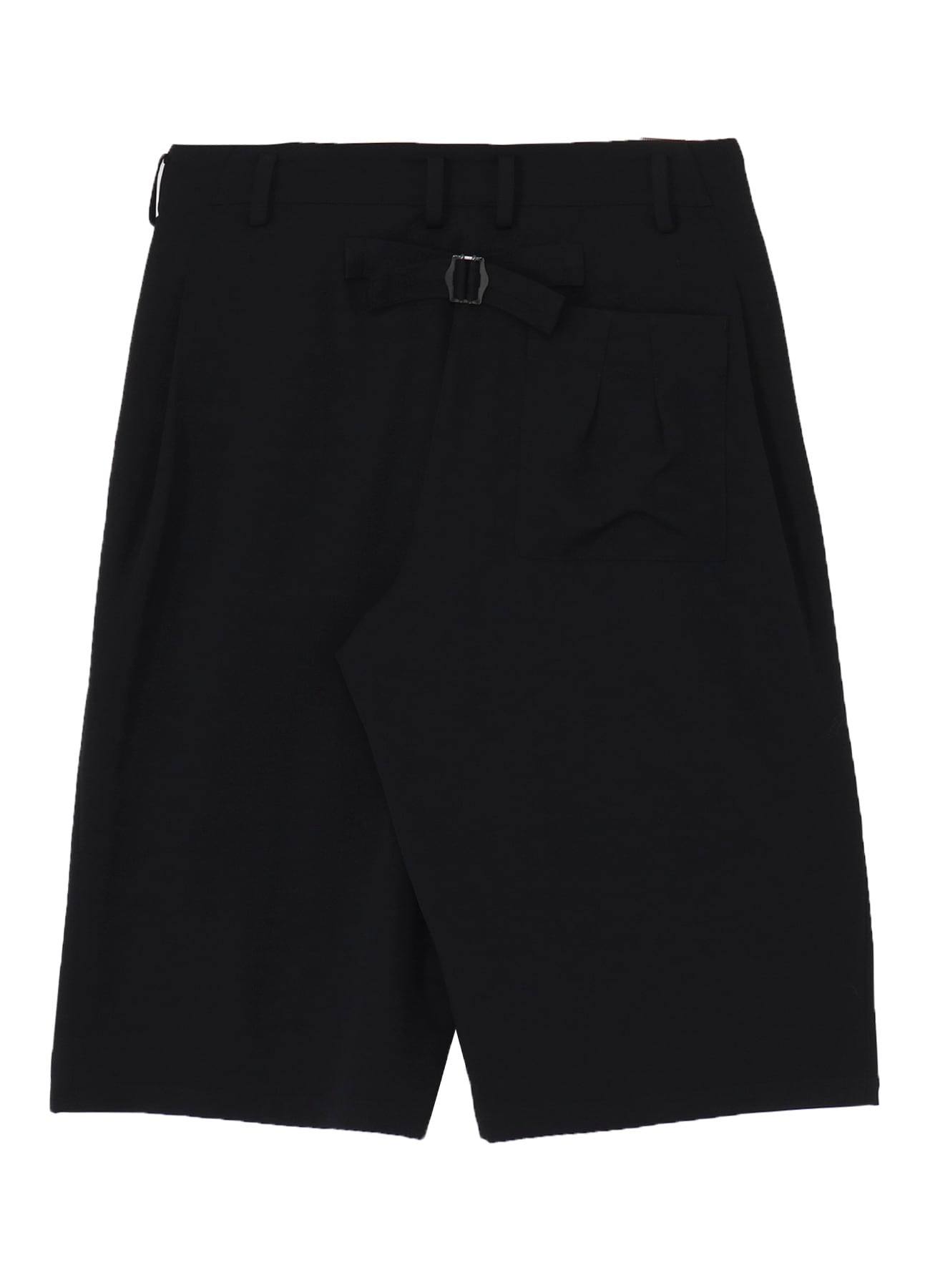 WOOL GABARDINE PLUSH CLOTH PANTS