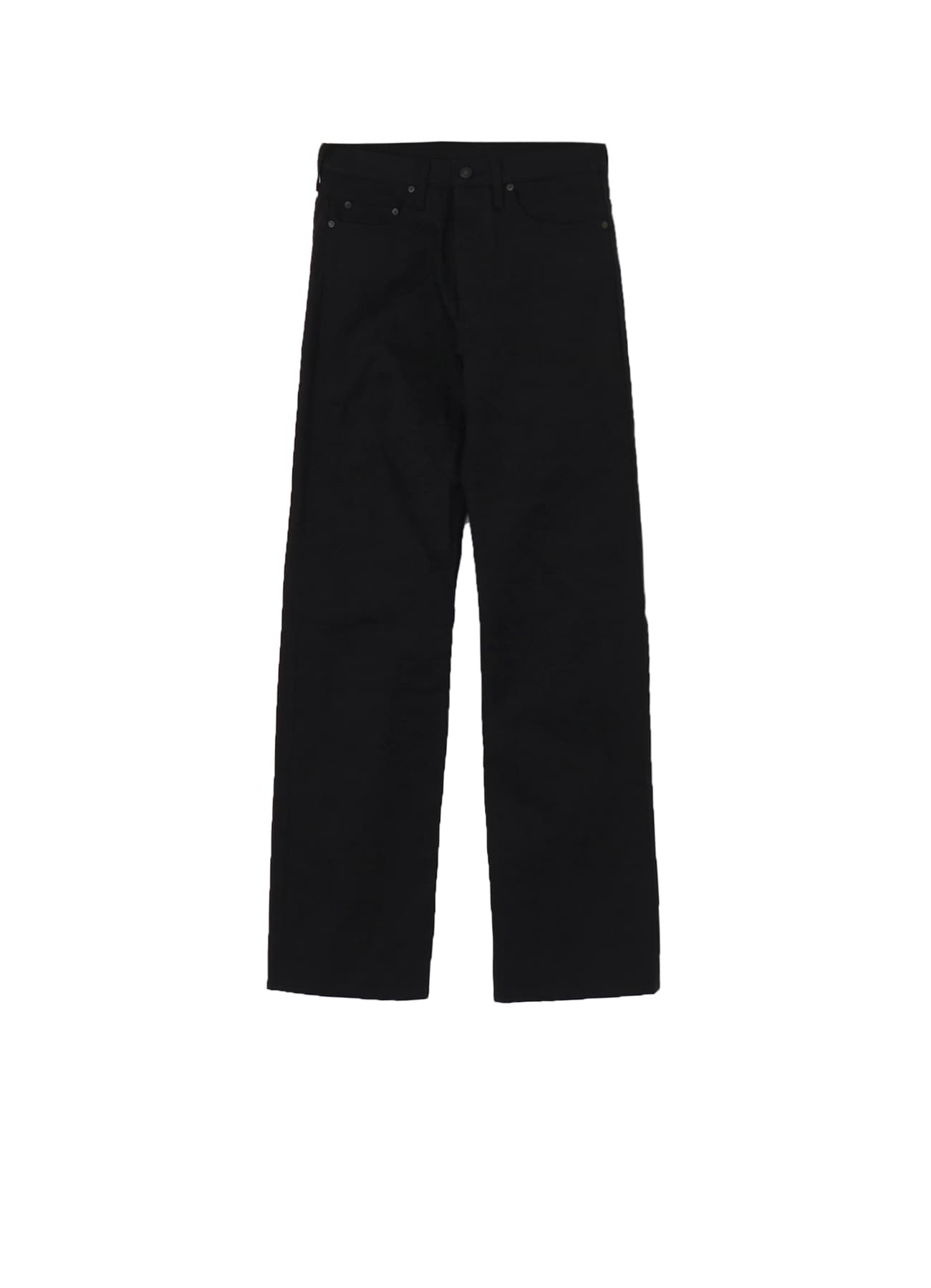 SELVEDGE DENIM SIDE POCKET PANTS BLACK
