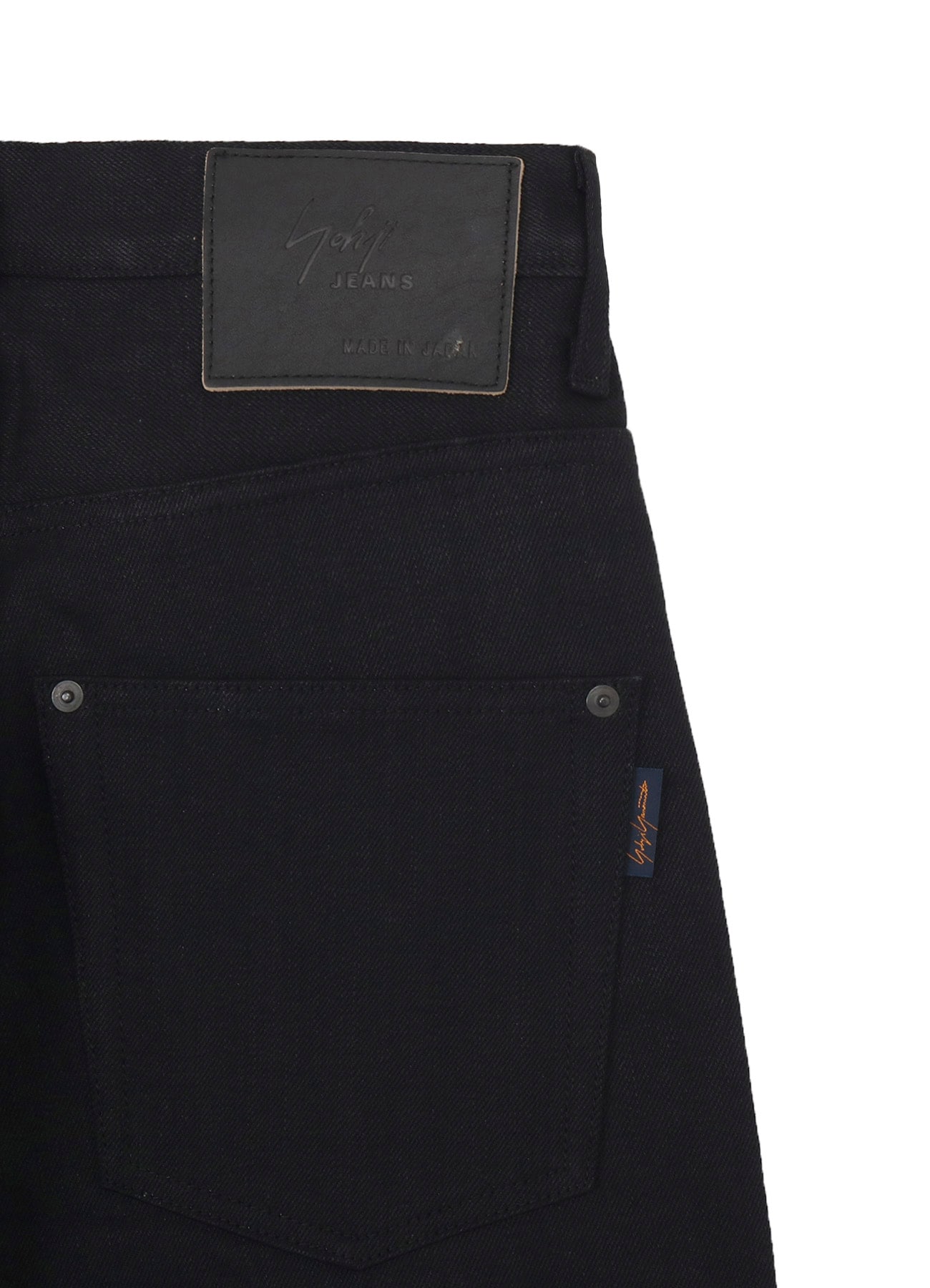 SELVEDGE DENIM 5 POCKETS PANTS BLACK