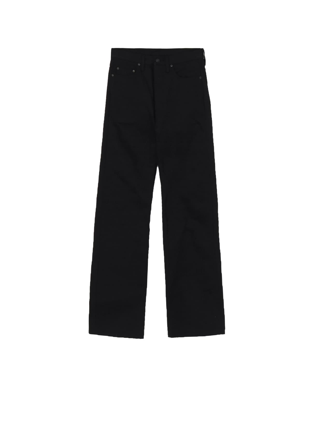 SELVEDGE DENIM 5 POCKETS PANTS BLACK
