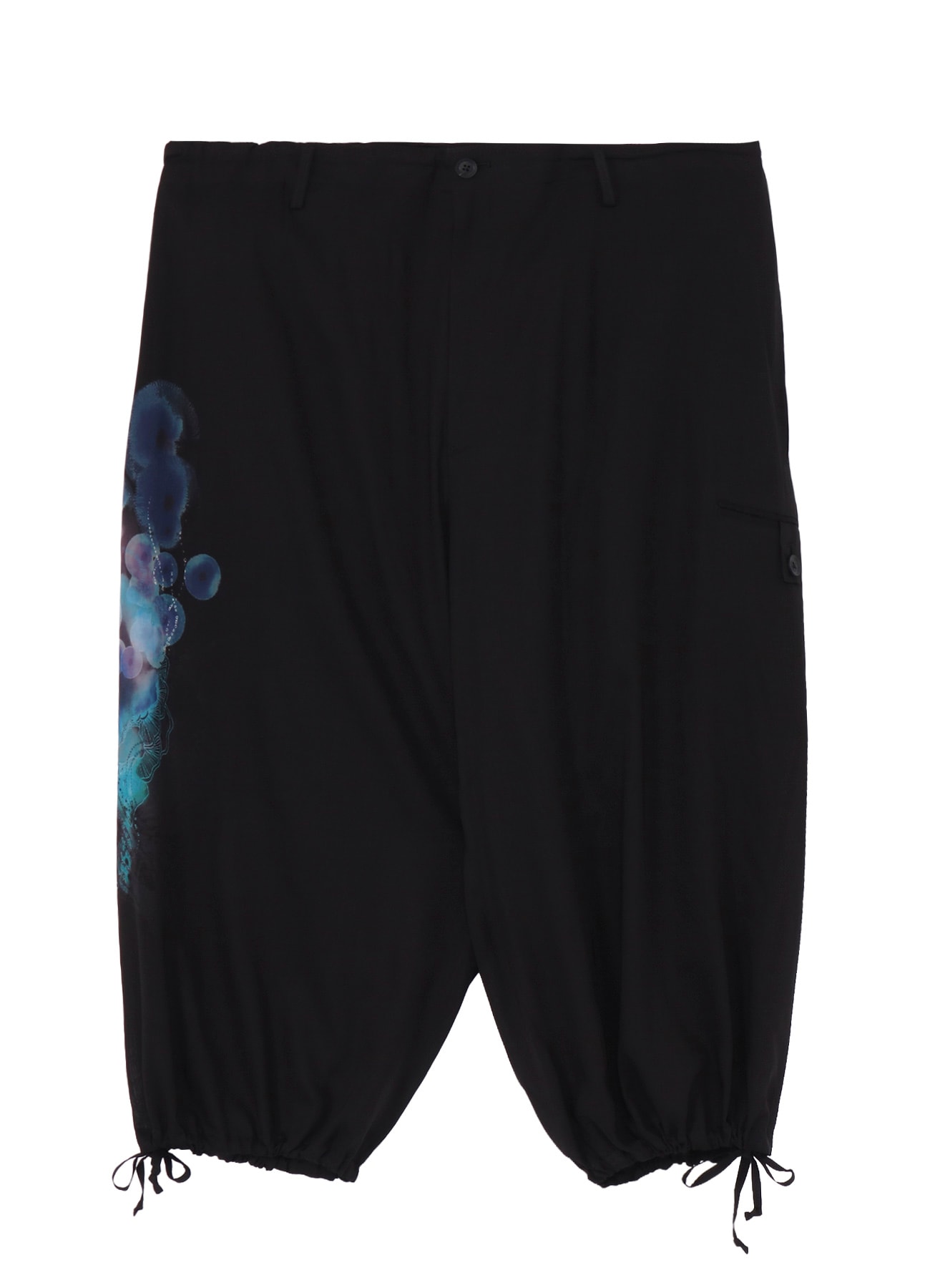 SEA PRINTED TAB POCKET PANTS