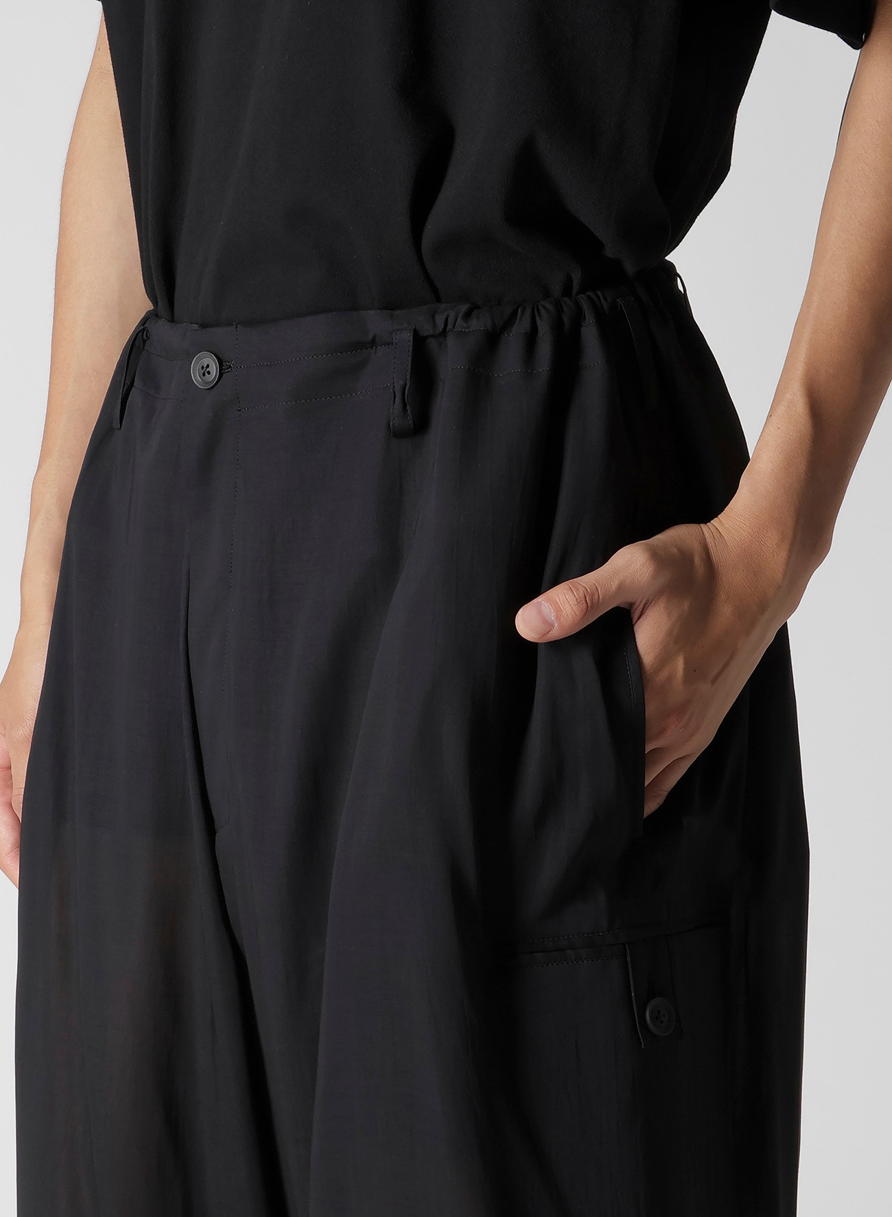 SEA PRINTED TAB POCKET PANTS