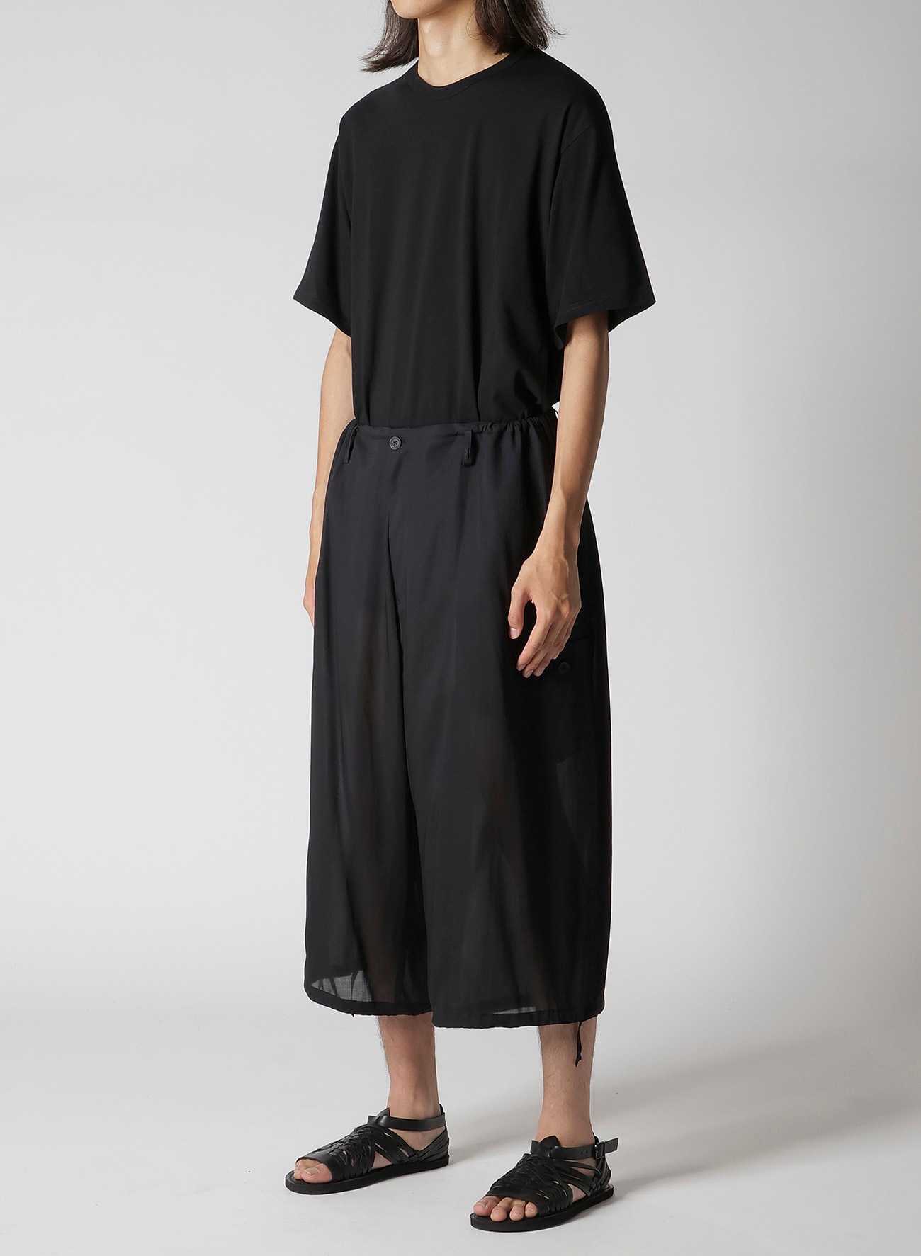 SEA PRINTED TAB POCKET PANTS