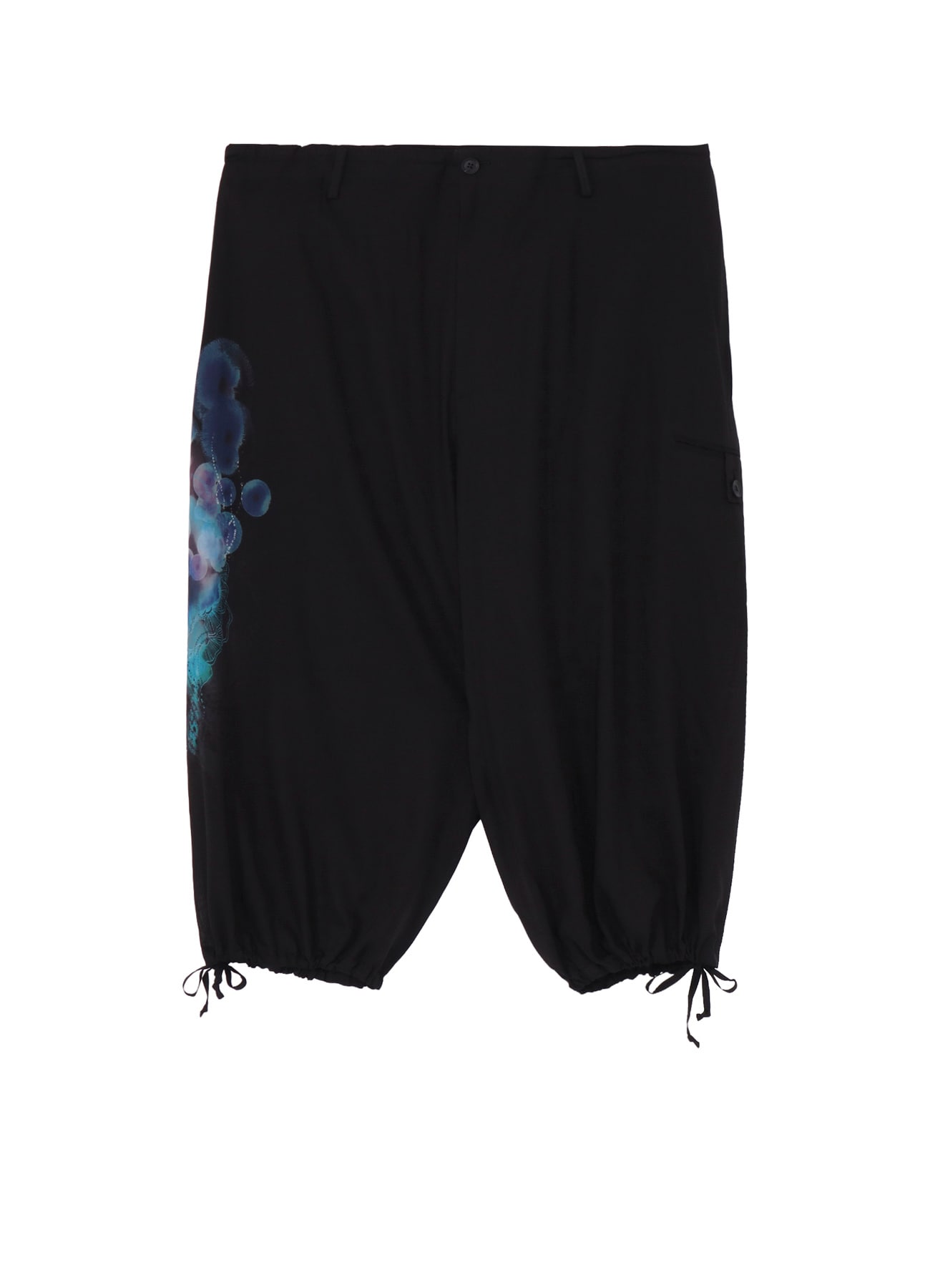 SEA PRINTED TAB POCKET PANTS