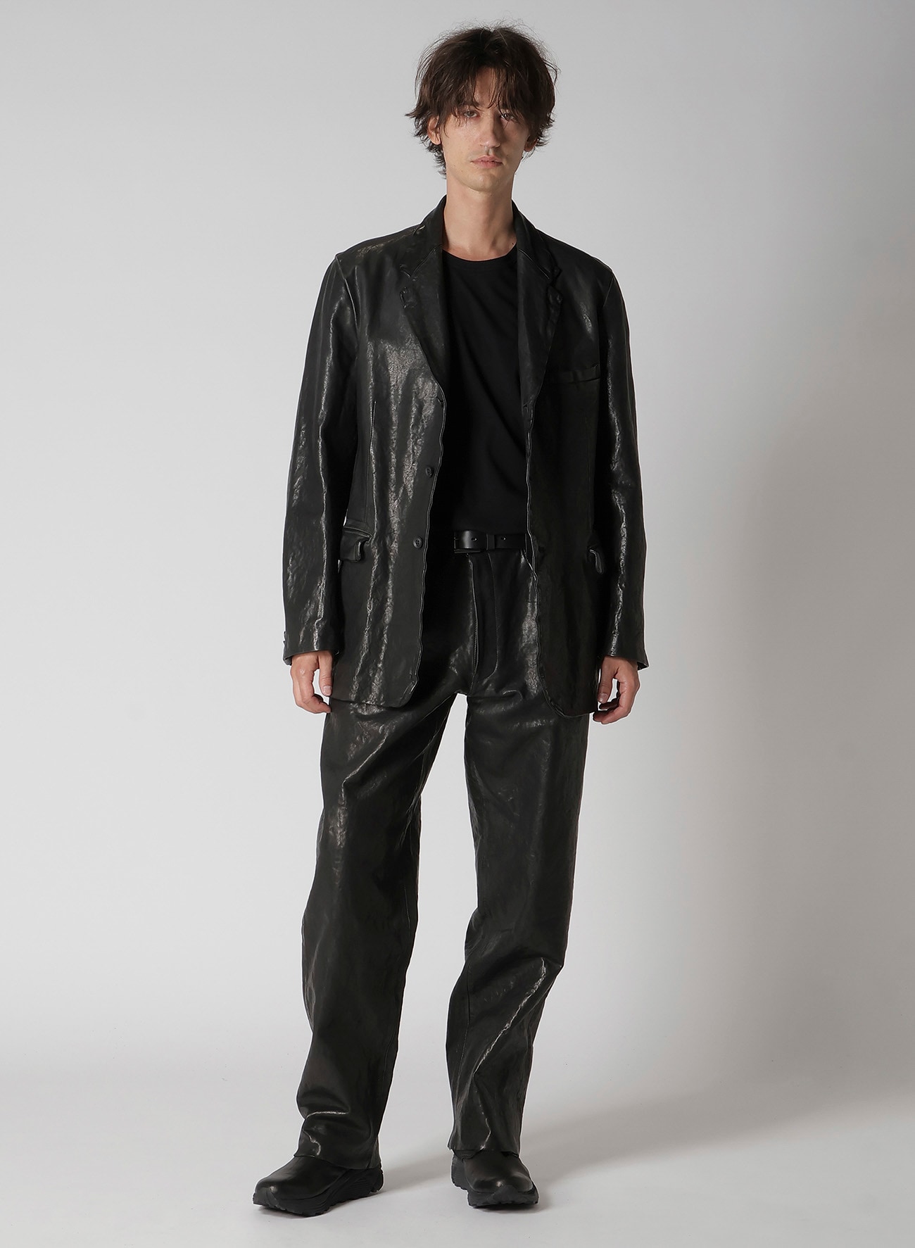 BL ITALIAN SHOULDER  TUCK PANTS