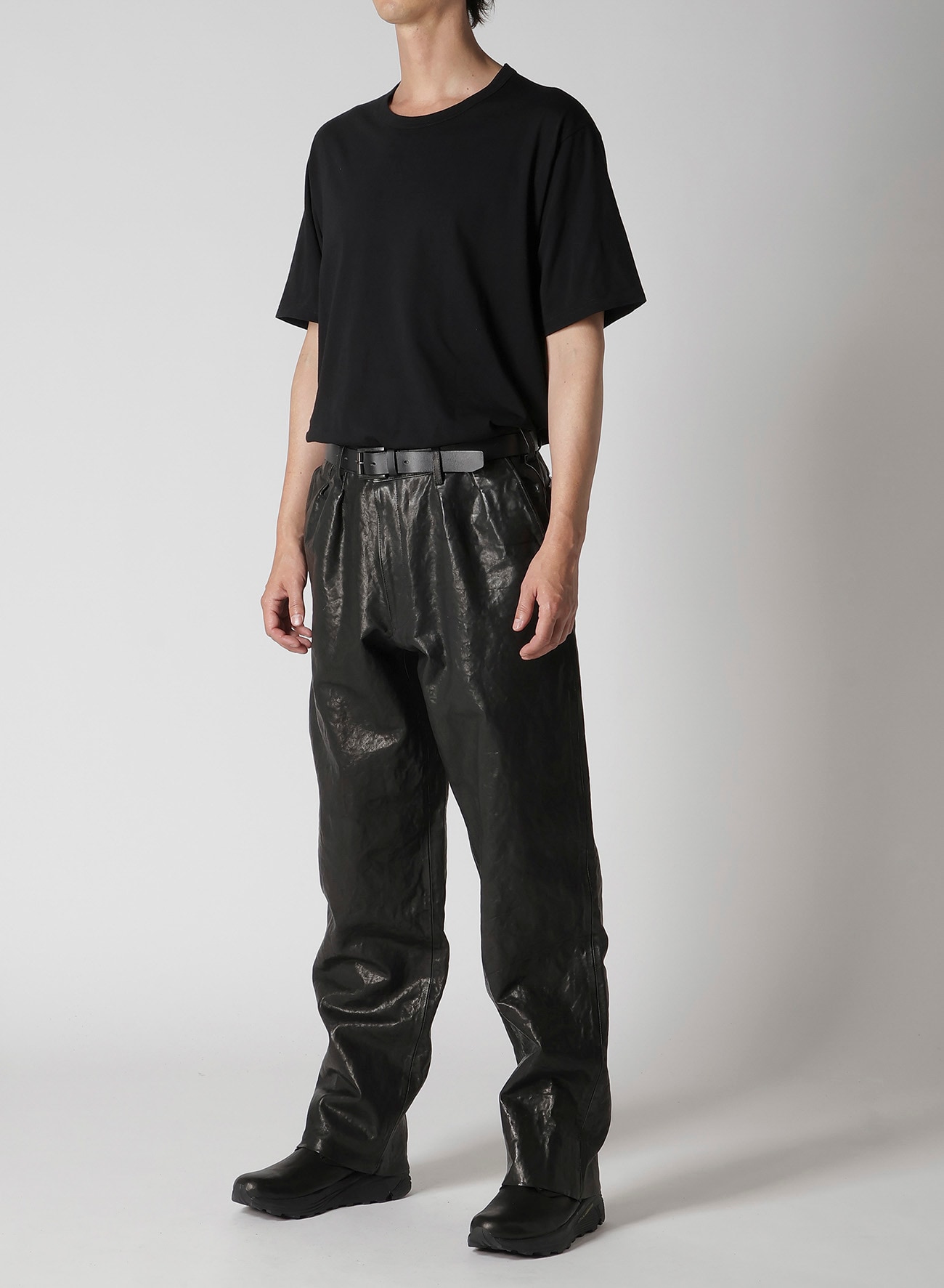 BL ITALIAN SHOULDER  TUCK PANTS